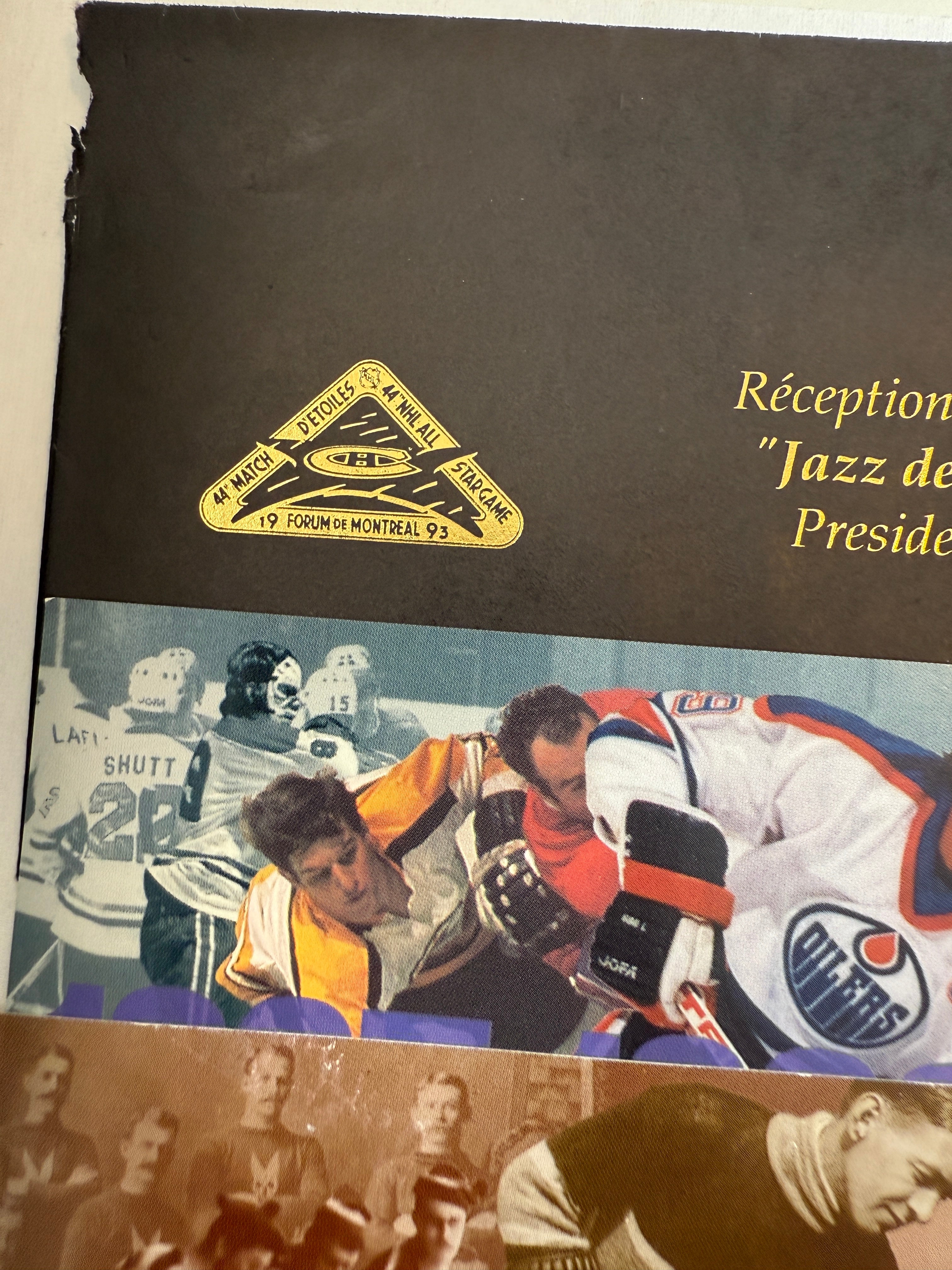 Hockey Hall of Fame dinner  Montréal rare cards set 1993