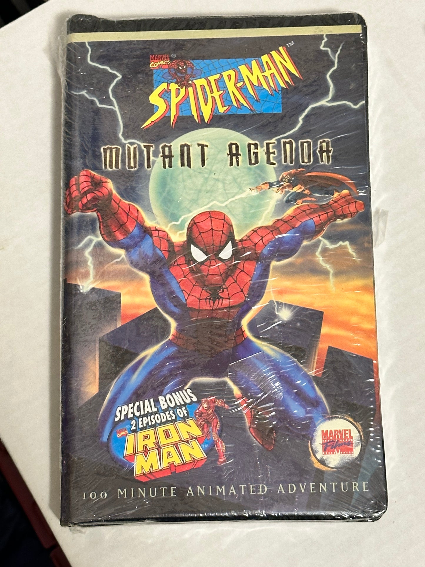 VHS Spider-Mutant agenda factory sealed 1997