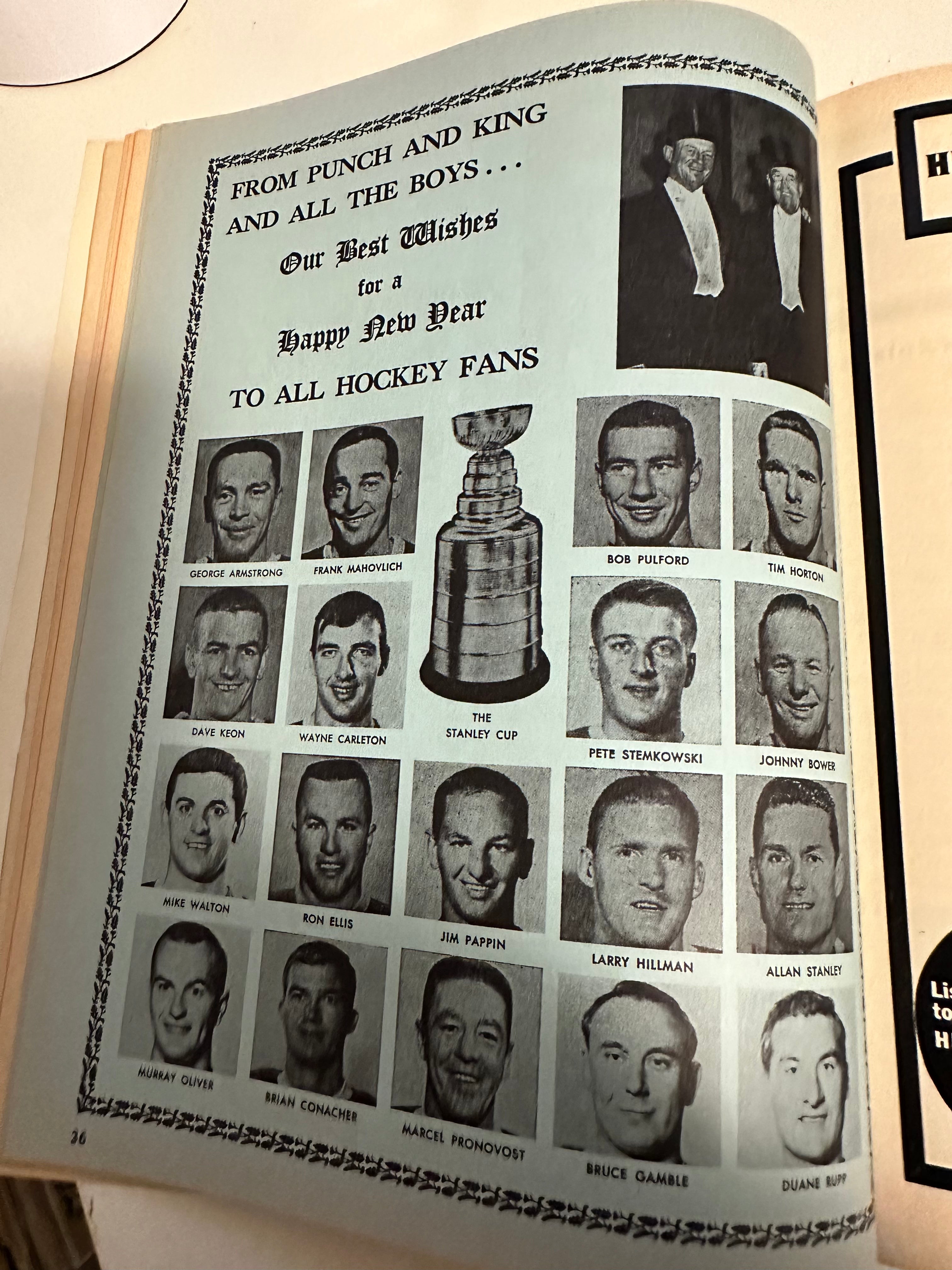 Maple Leafs Gardens Program December 27, 1967-68