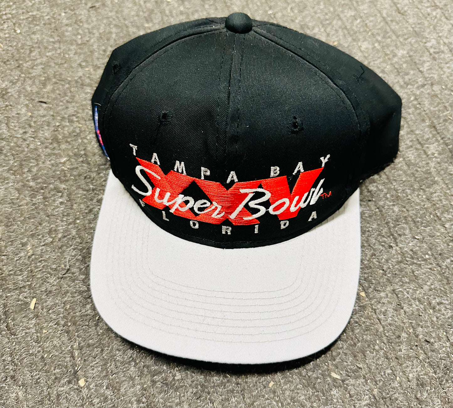 Super Bowl Tampa bay rare original snap back hat 1991