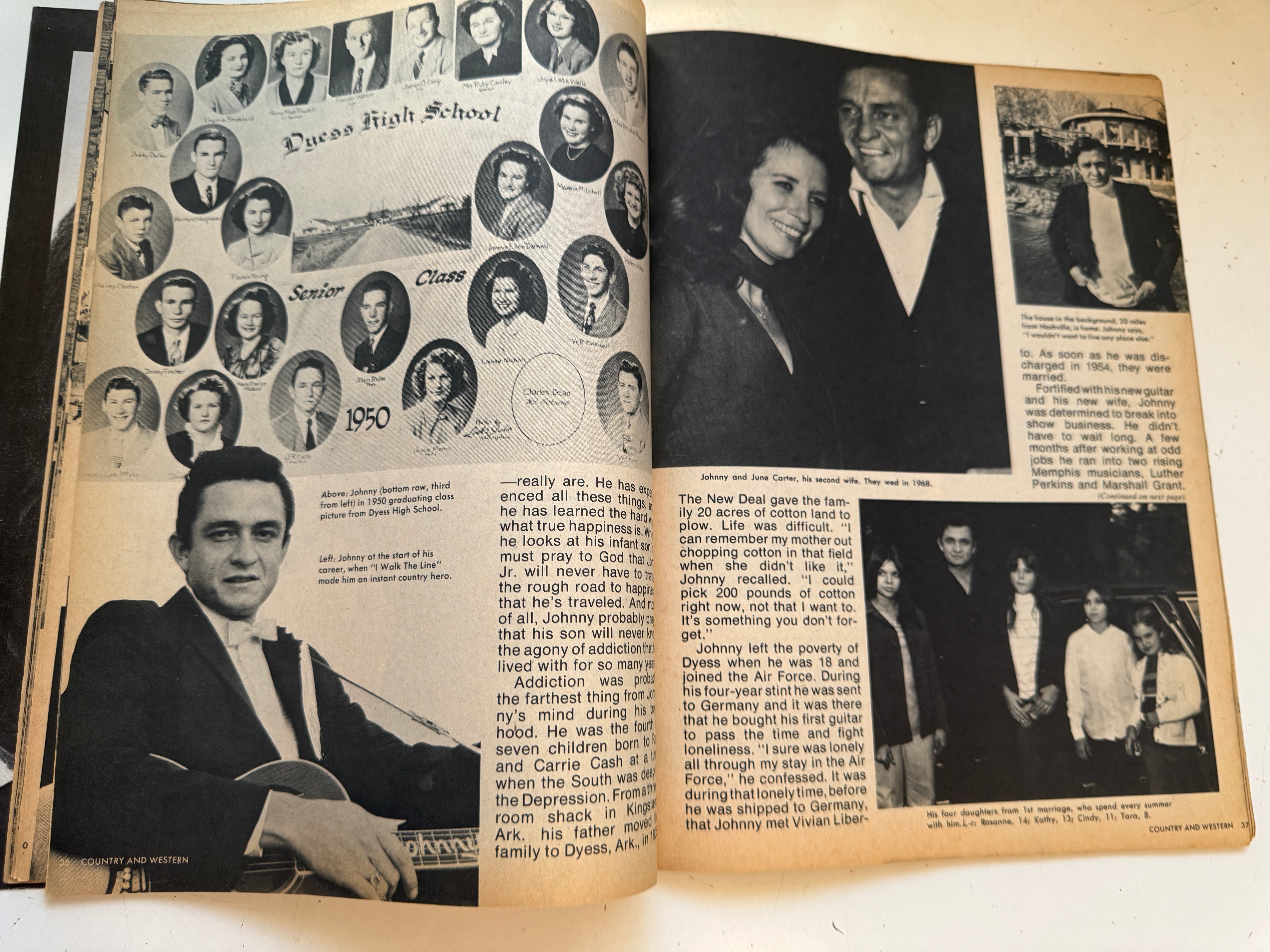 Country Western album magazine first #1 issue 1970