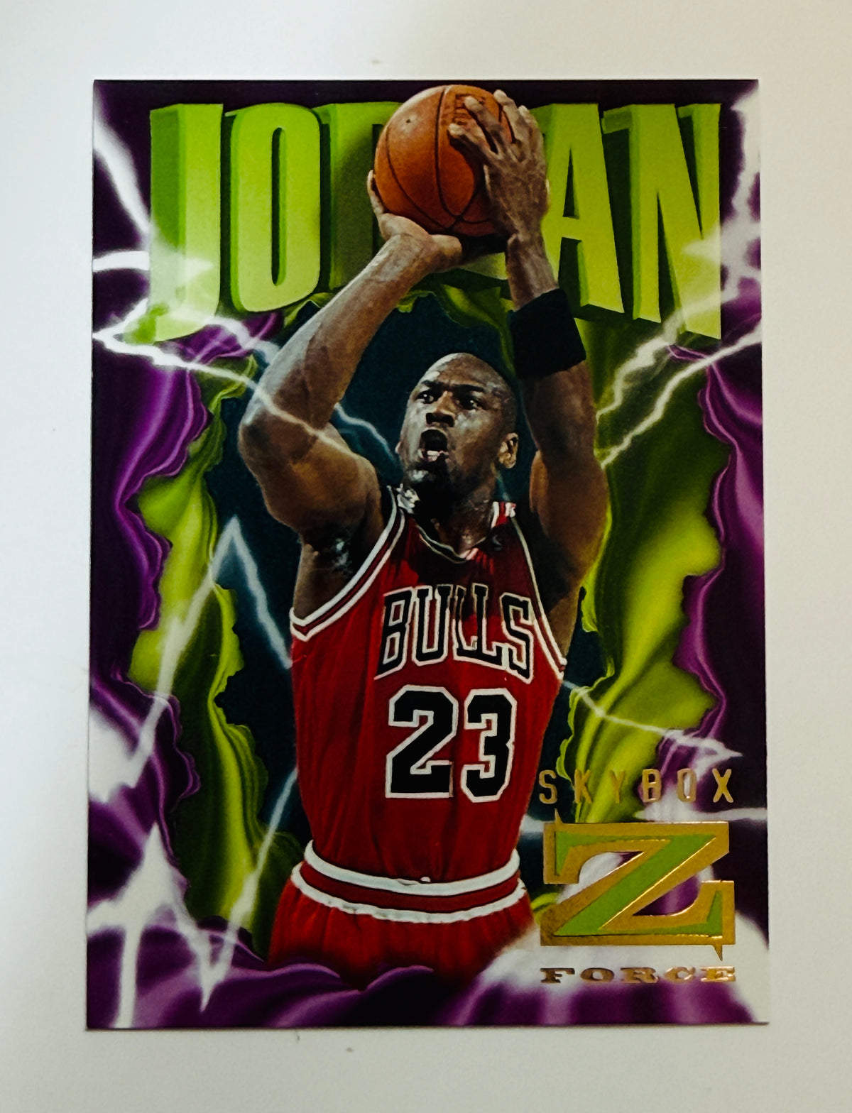 Michael Jordan sky box Z force basketball high-grade condition insert card 1996