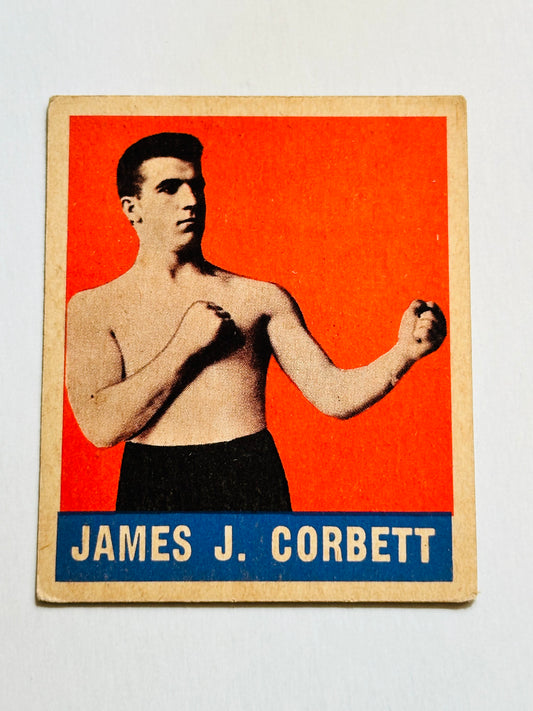 1948 leaf James Corbett, rare vintage boxing card