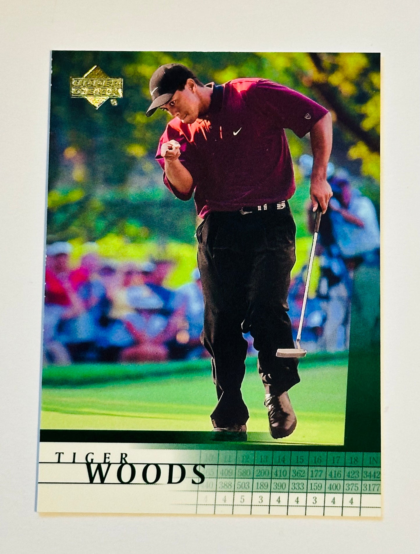 Tiger Woods Golf legend rookie upper deck high grade condition card 2001