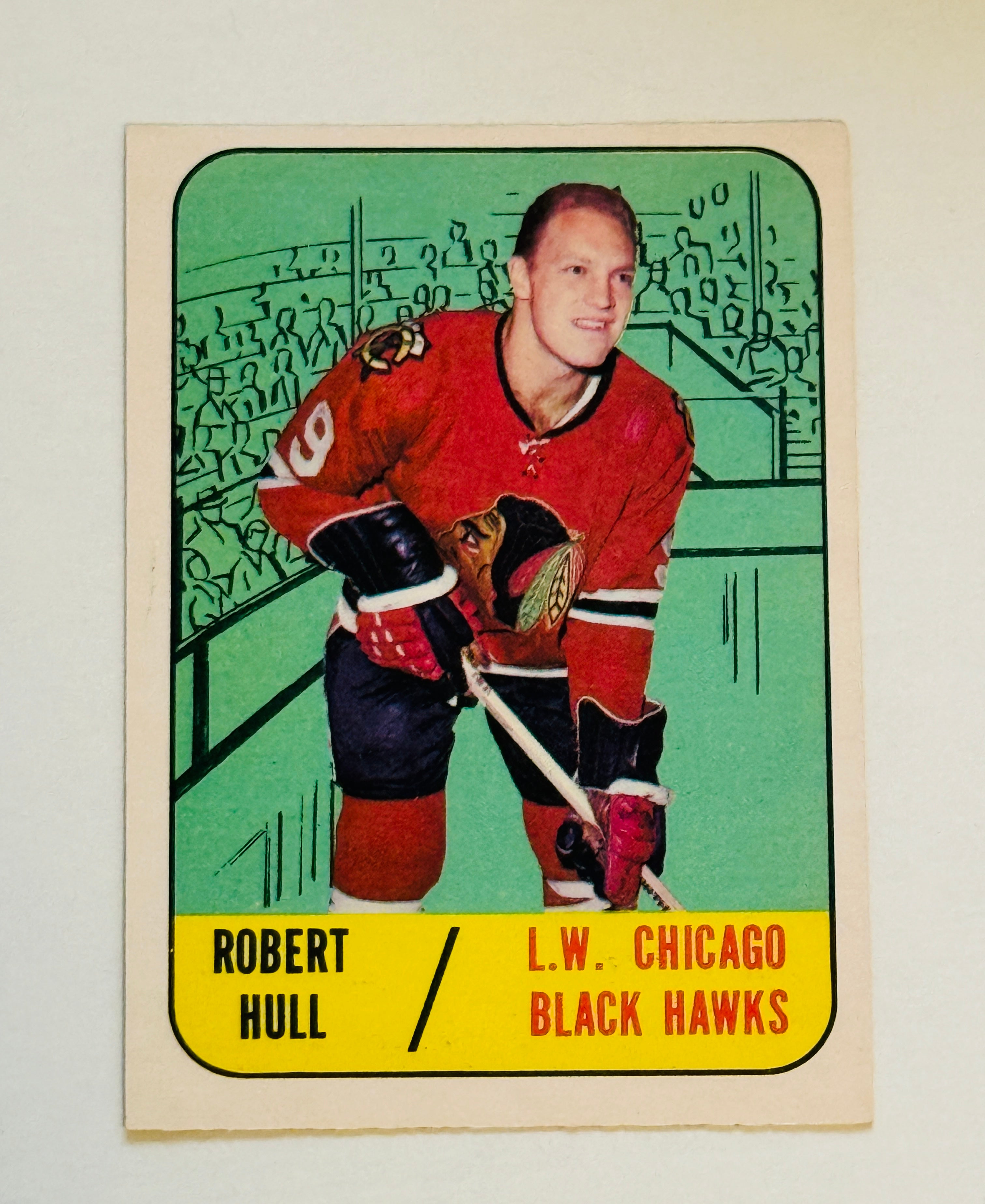 Bobby Hull Opc high grade condition hockey card 1967