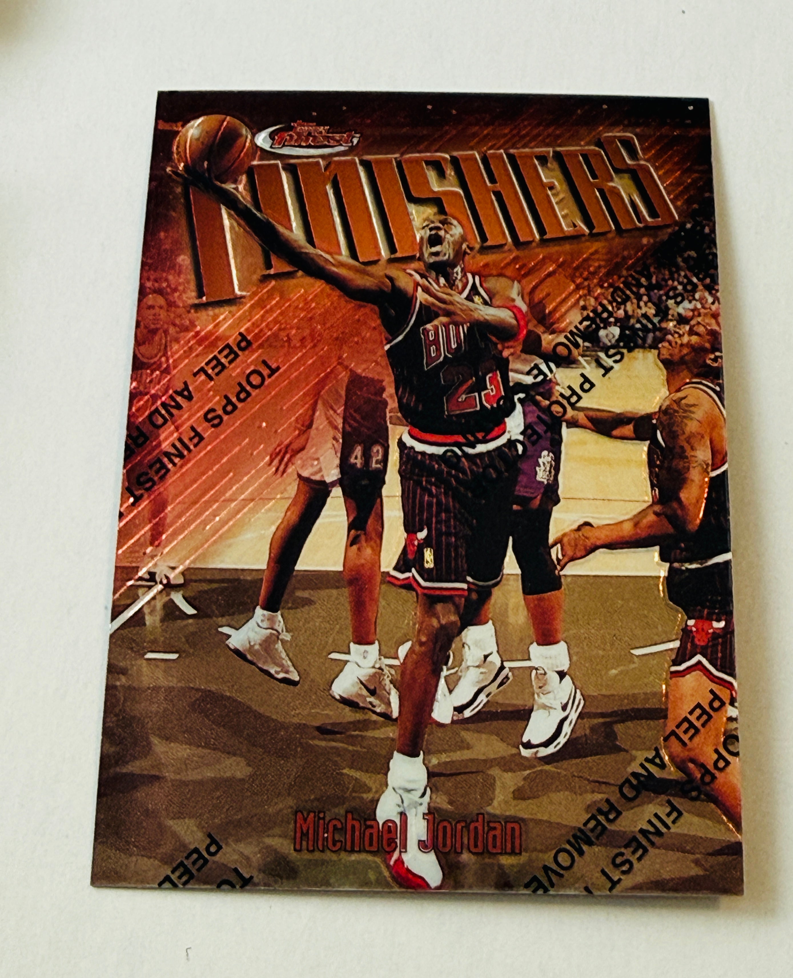 1997/98 Topps Finest basketball series 1 cards set with all the rookies plus Michael Jordan