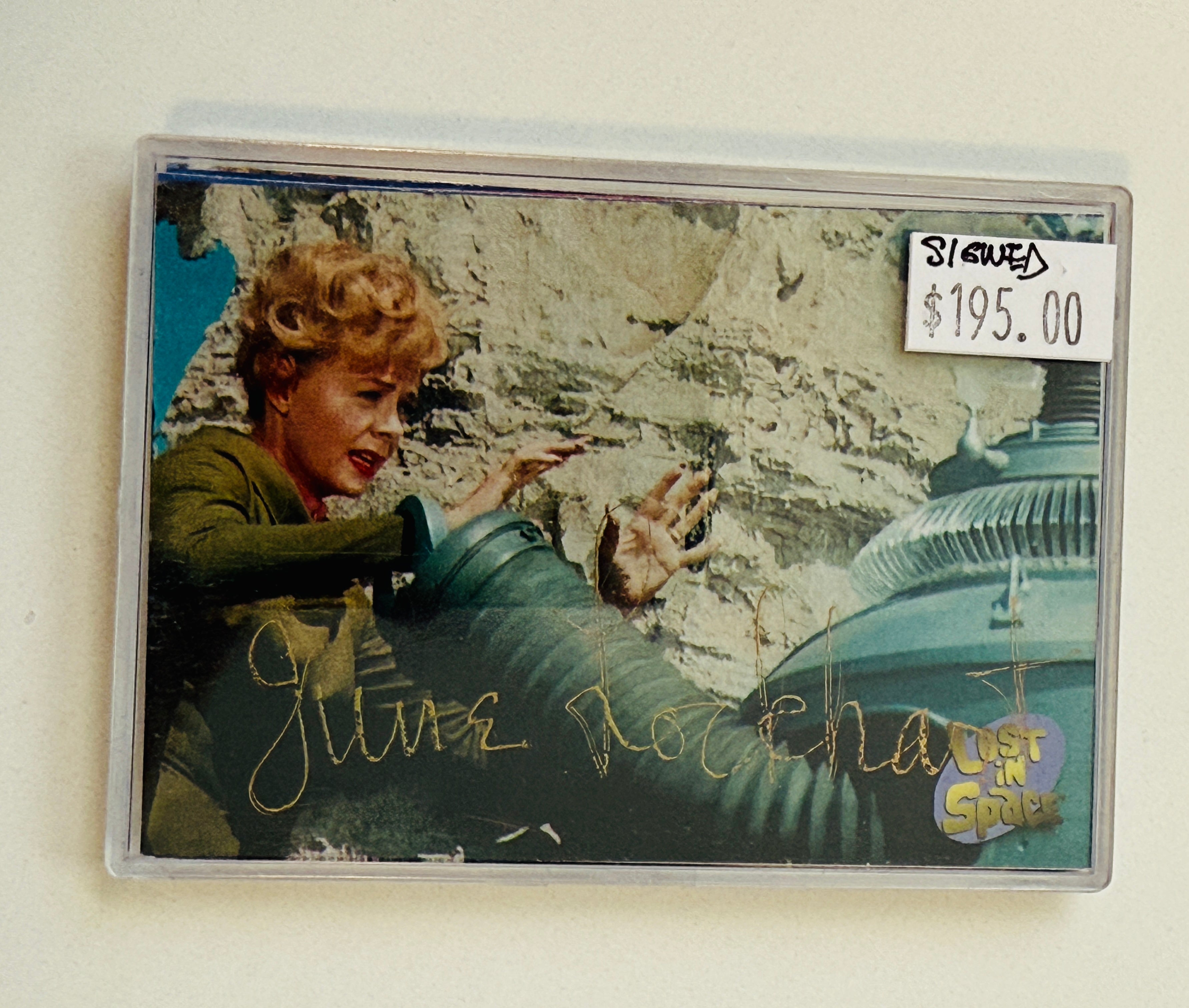 Lost in Space TV show June Lockhart signed in person card w/ COA