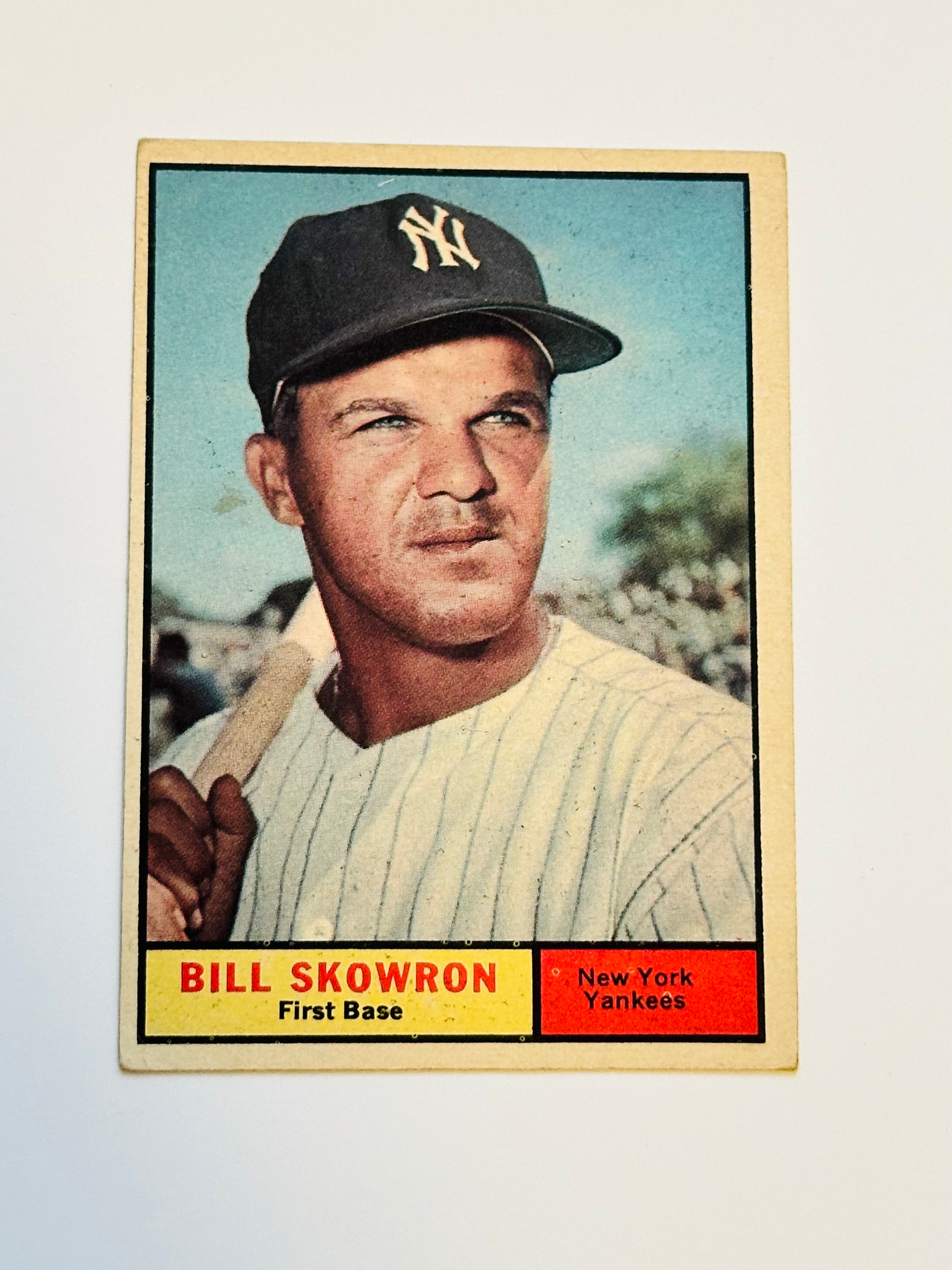 1961 Topps Bill Skowron short print ex condition baseball card