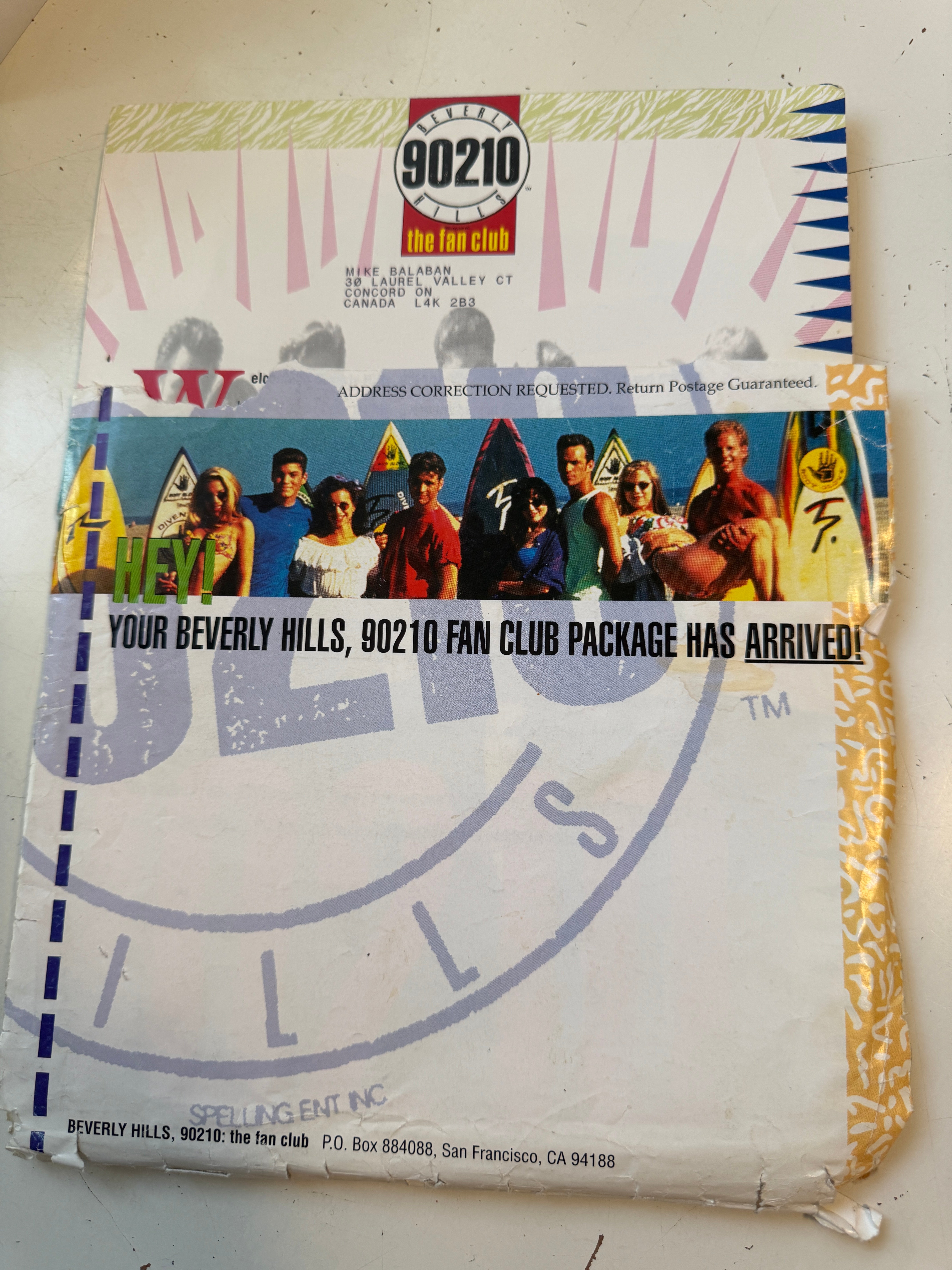 Beverly Hills 90210 TV show rare Press Kit  with photos