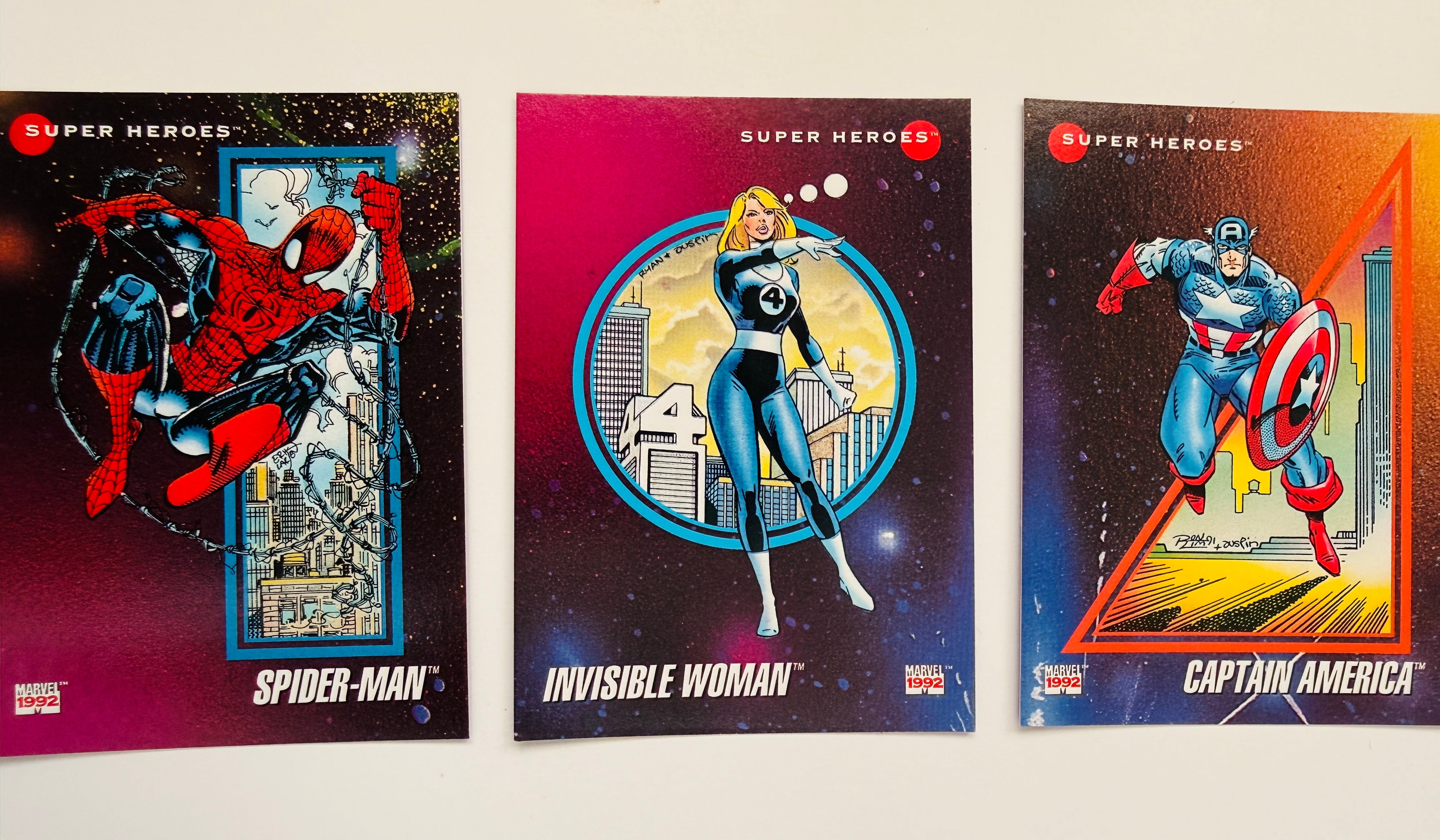 Marvel universe three rare promo cards factory sealed set 1992
