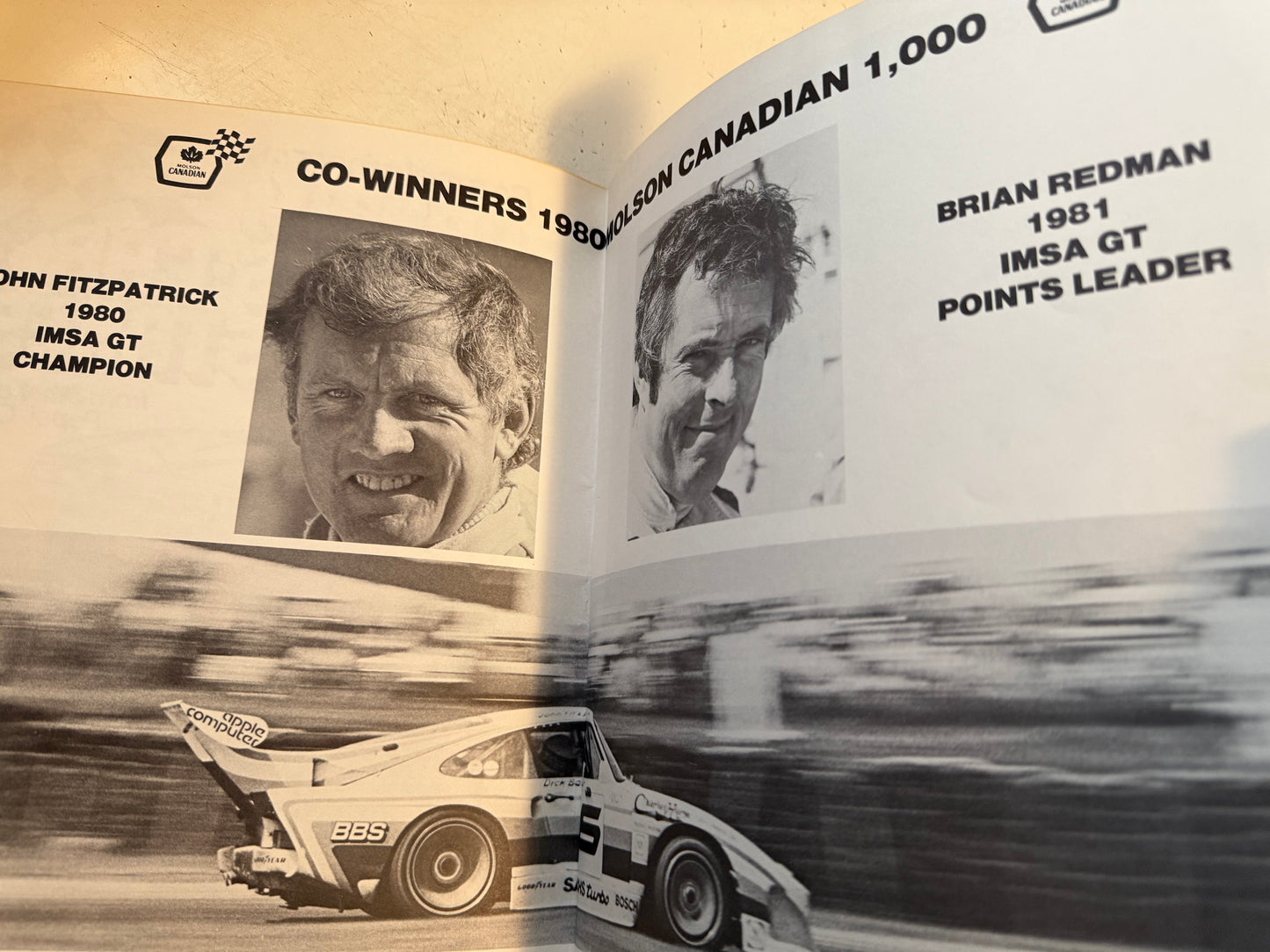 Molson 1000 race program 1981