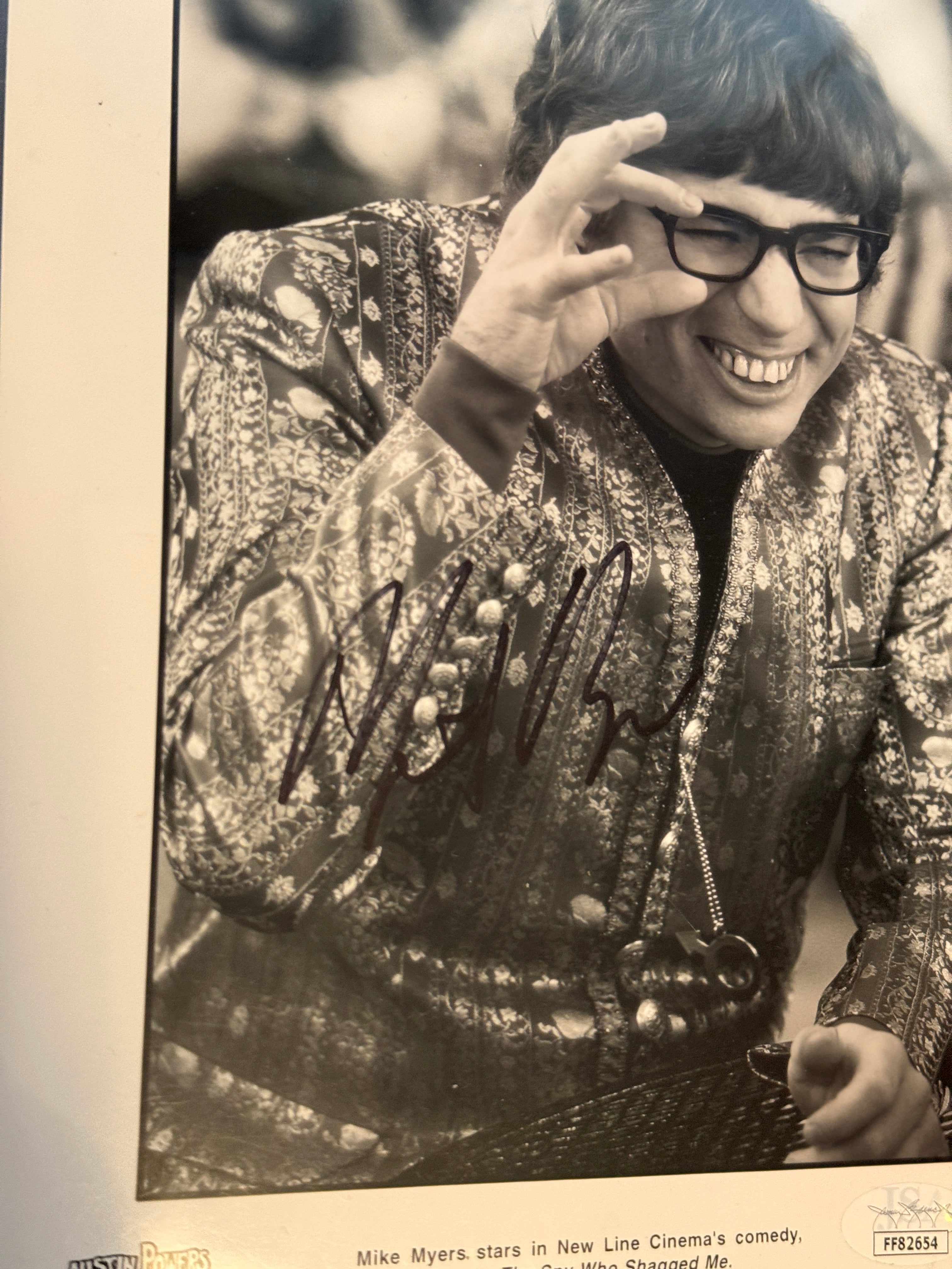 Mike Myers Austin Powers rare autograph 8 x 10 photo JSA certified