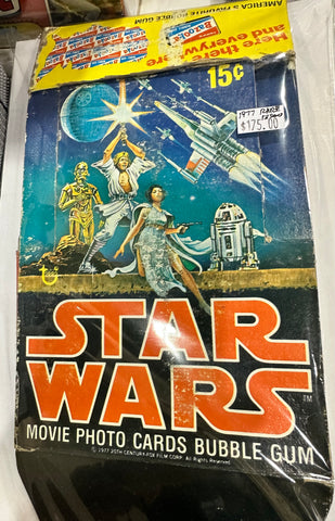 Star Wars series 1 rare slightly banged up empty display box 1977