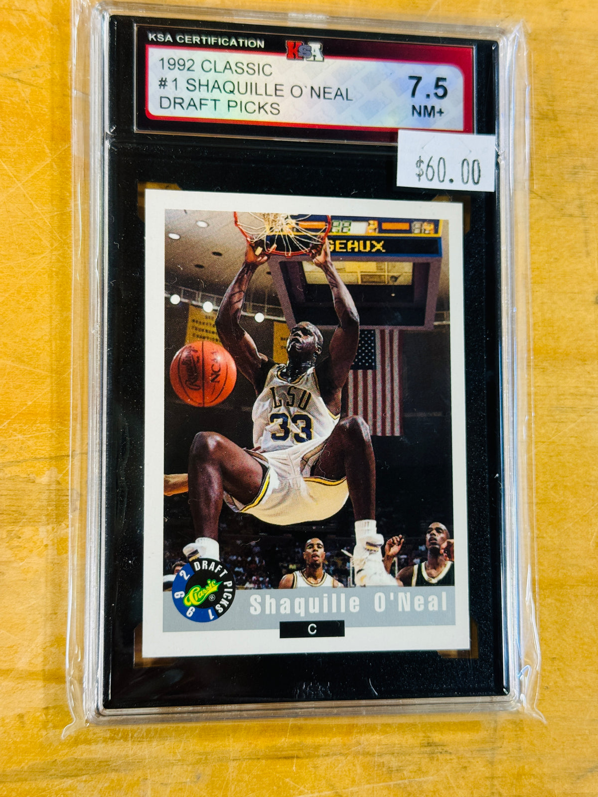 Shaq O’Neill NBA legend classic high grade basketball card 1992