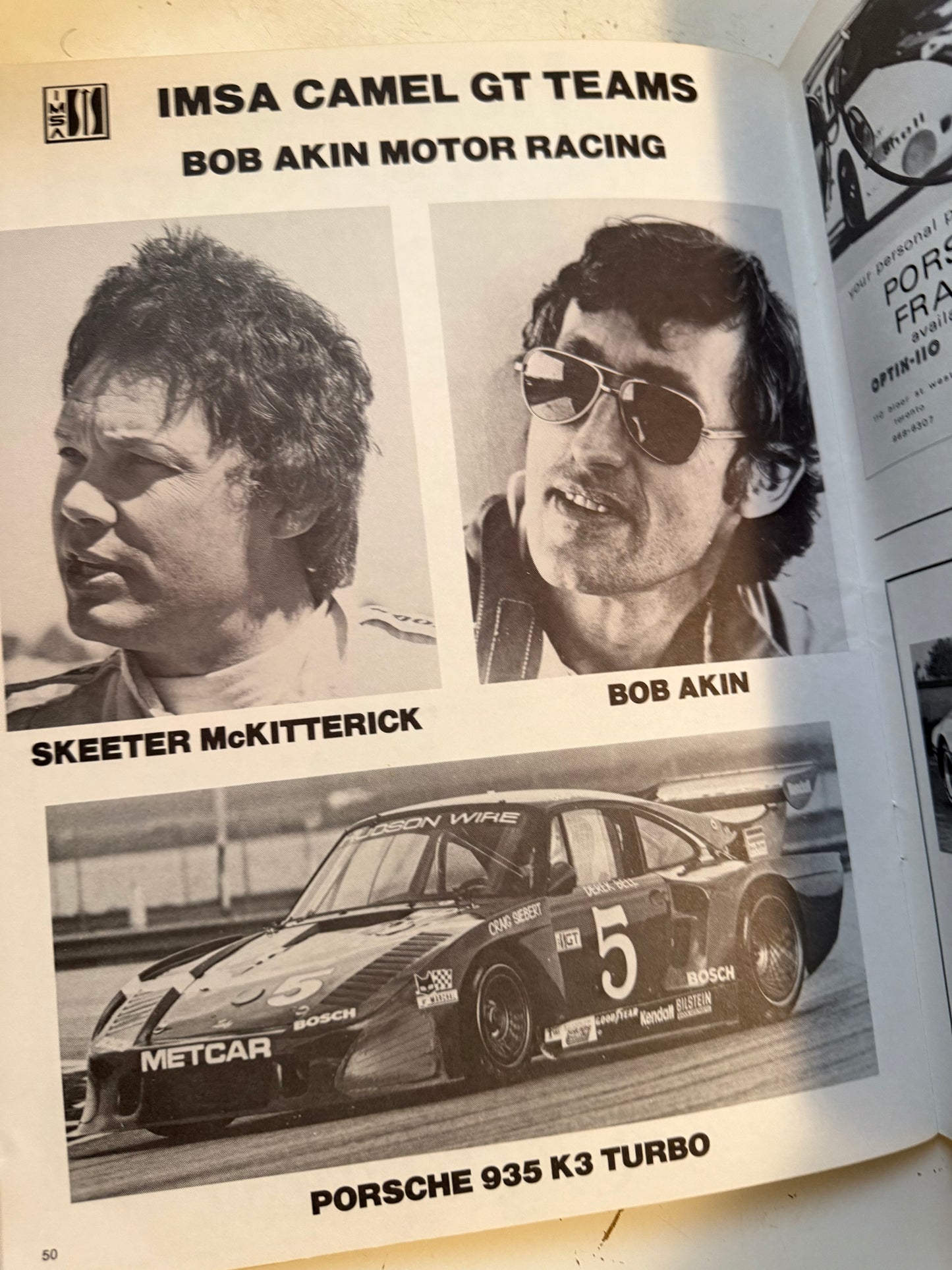 Molson 1000 race program 1981