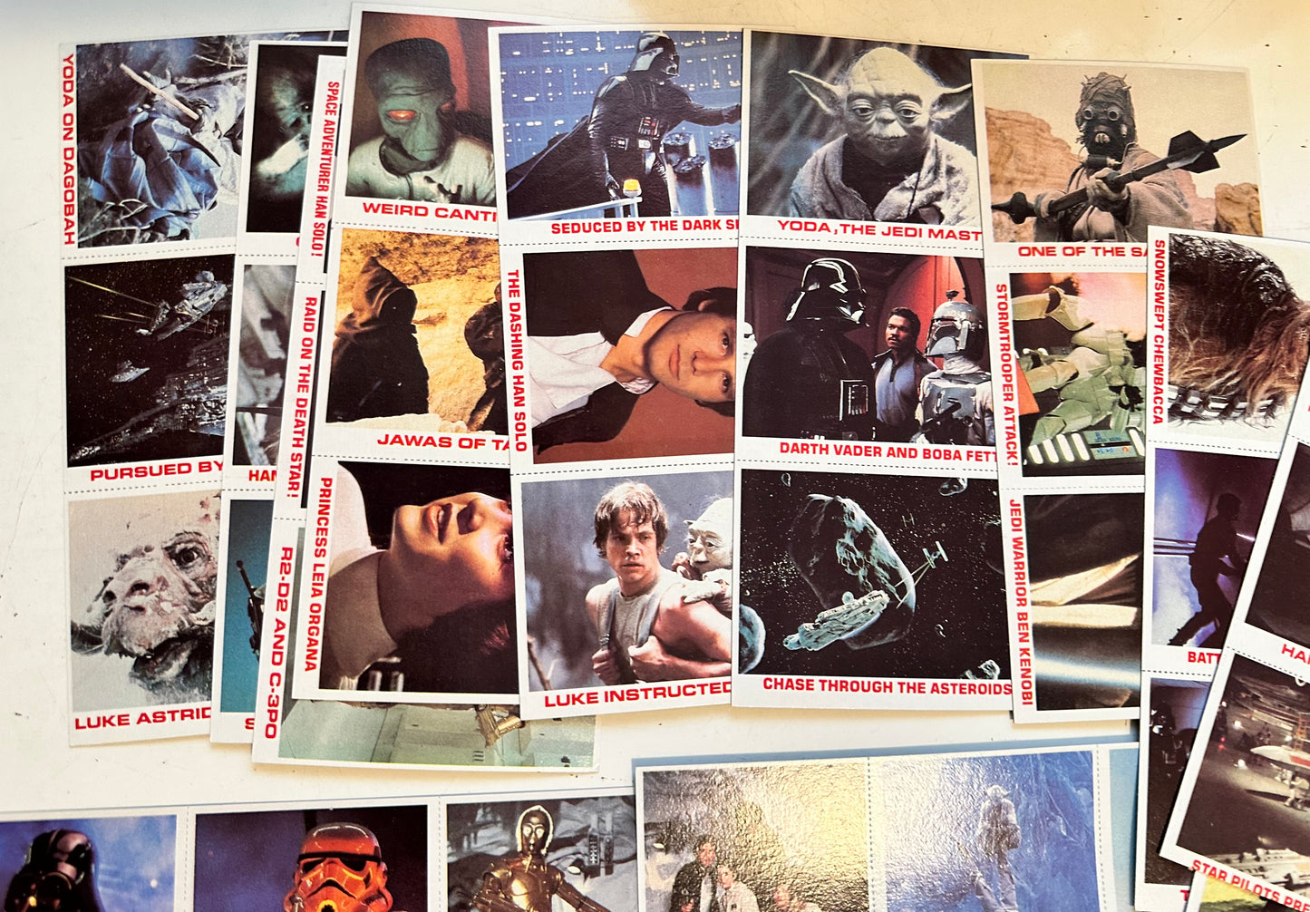 Empire Strikes Back rare Burger King 12 panels 36 cards set 1980