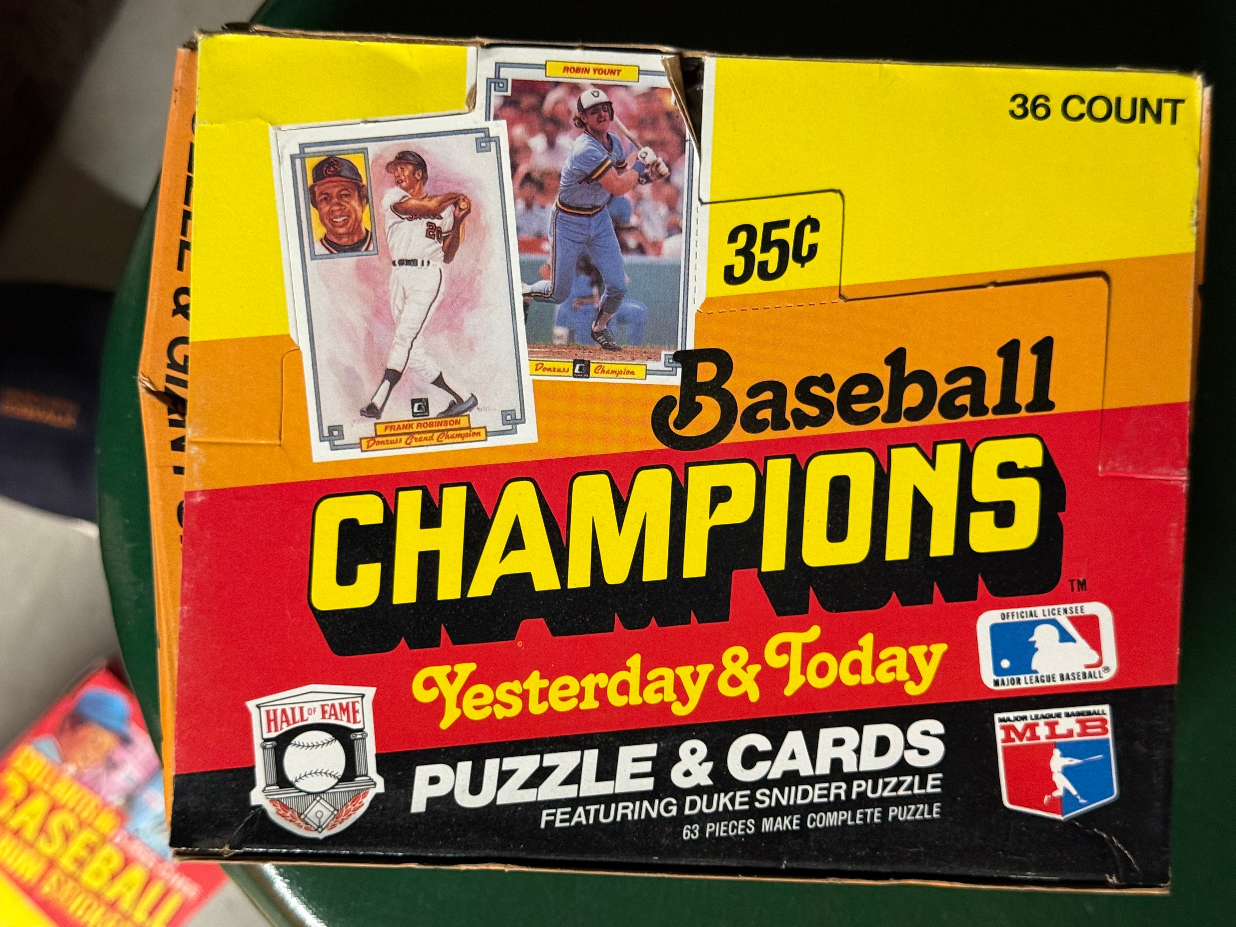 Baseball champions, DonRuss, 36 sealed packs Box 1984xgro
