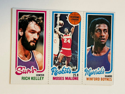 Moses Malone topps vintage basketball card 1980-81