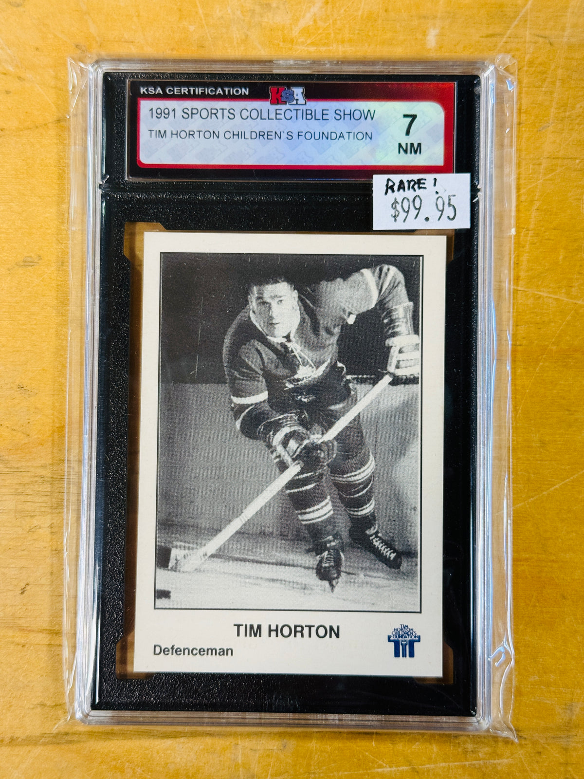 Tim Horton children’s charity special graded card 1991