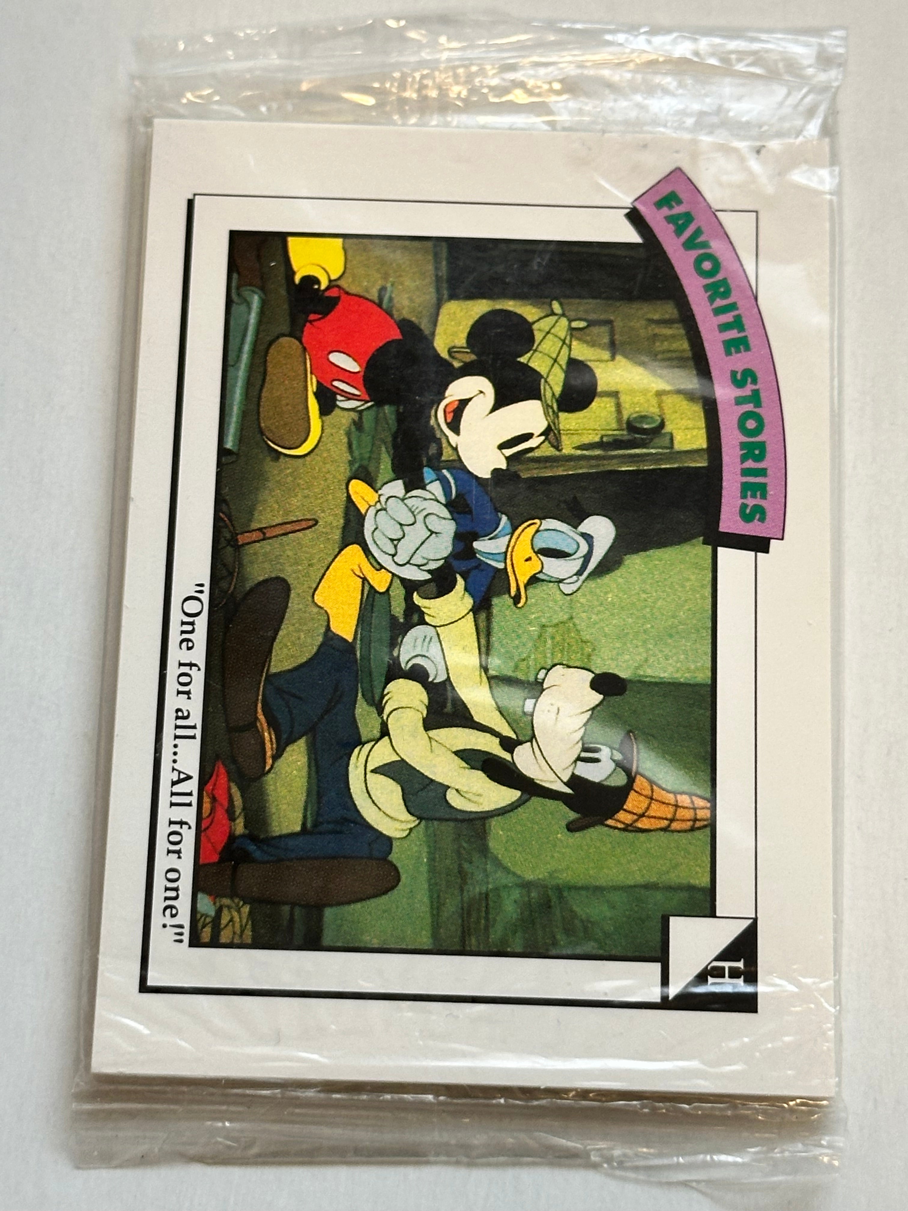 Disney Impel rare promo cards sealed pack 1991