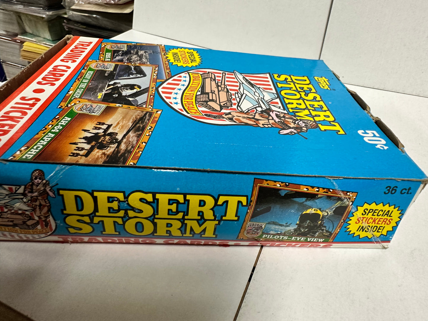 Desert Storm series 1 cards 36 packs box 1990s