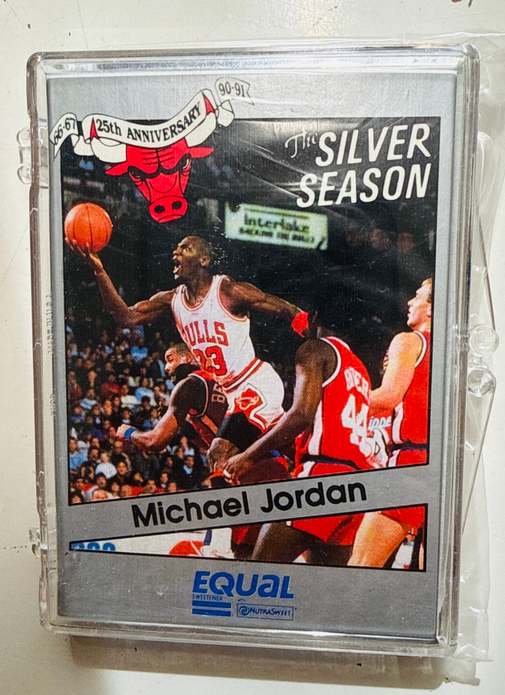 Michael Jordan equal sugar, rare, NBA factory sealed cards set 1991
