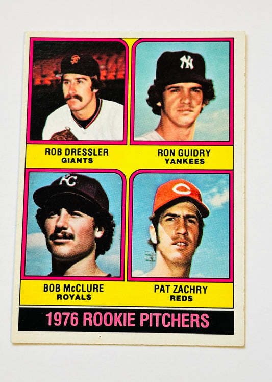 Ron Guidry Yankees pitching baseball legend Opc Canadian rookie baseball high grade card 1976