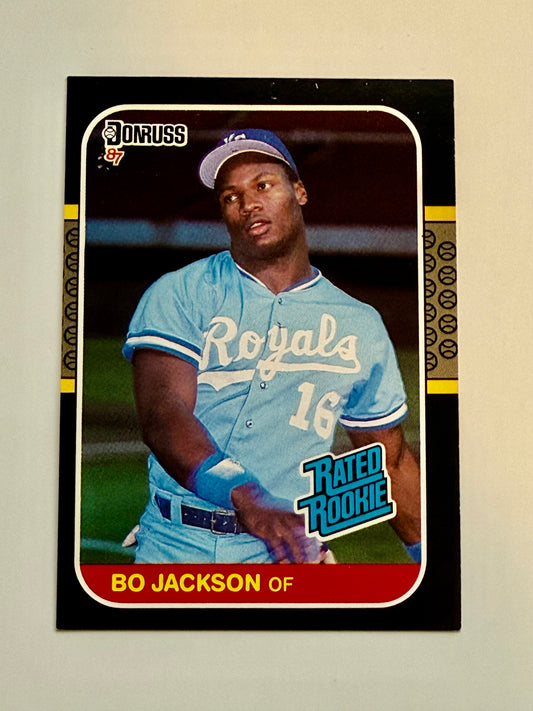 Bo Jackson rookie high grade condition baseball card 1987