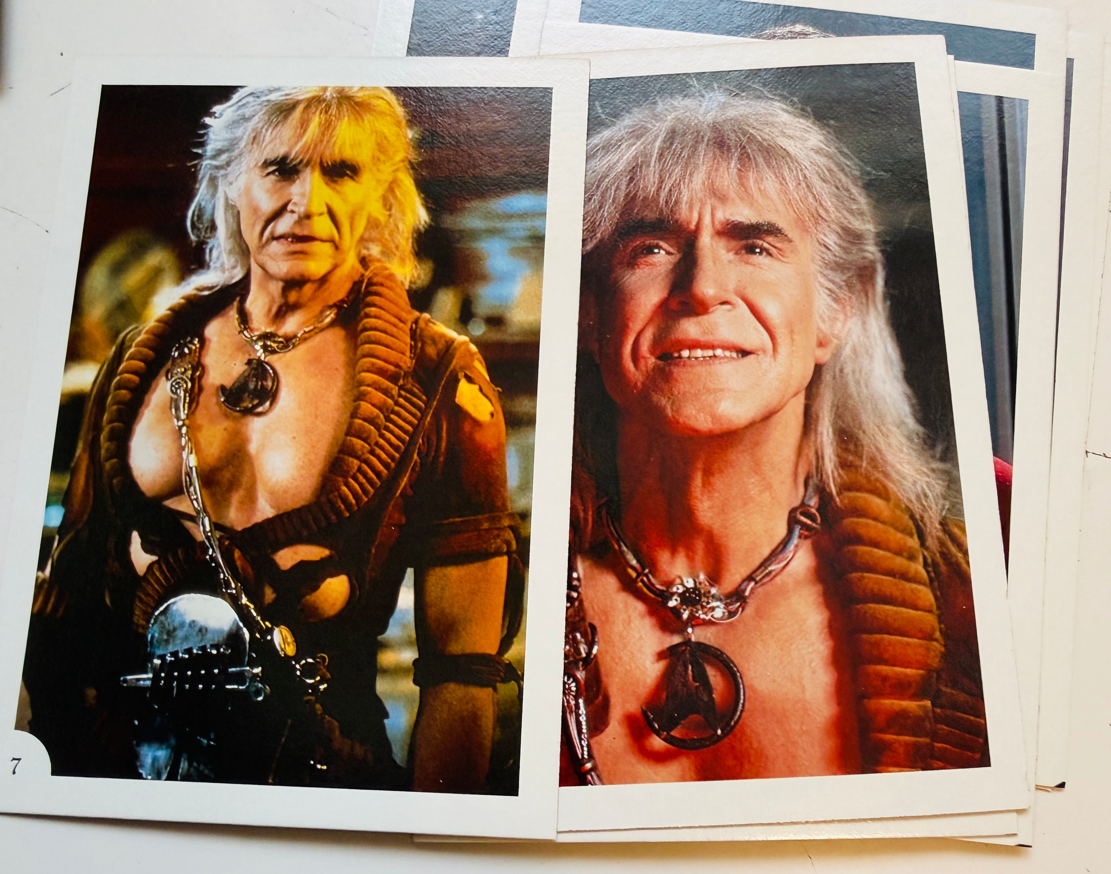 Star Trek Wraith of Khan 5x7 vintage cards set 1982