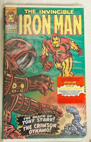 Iron Man Marvel comics rare VHS factory sealed 1998