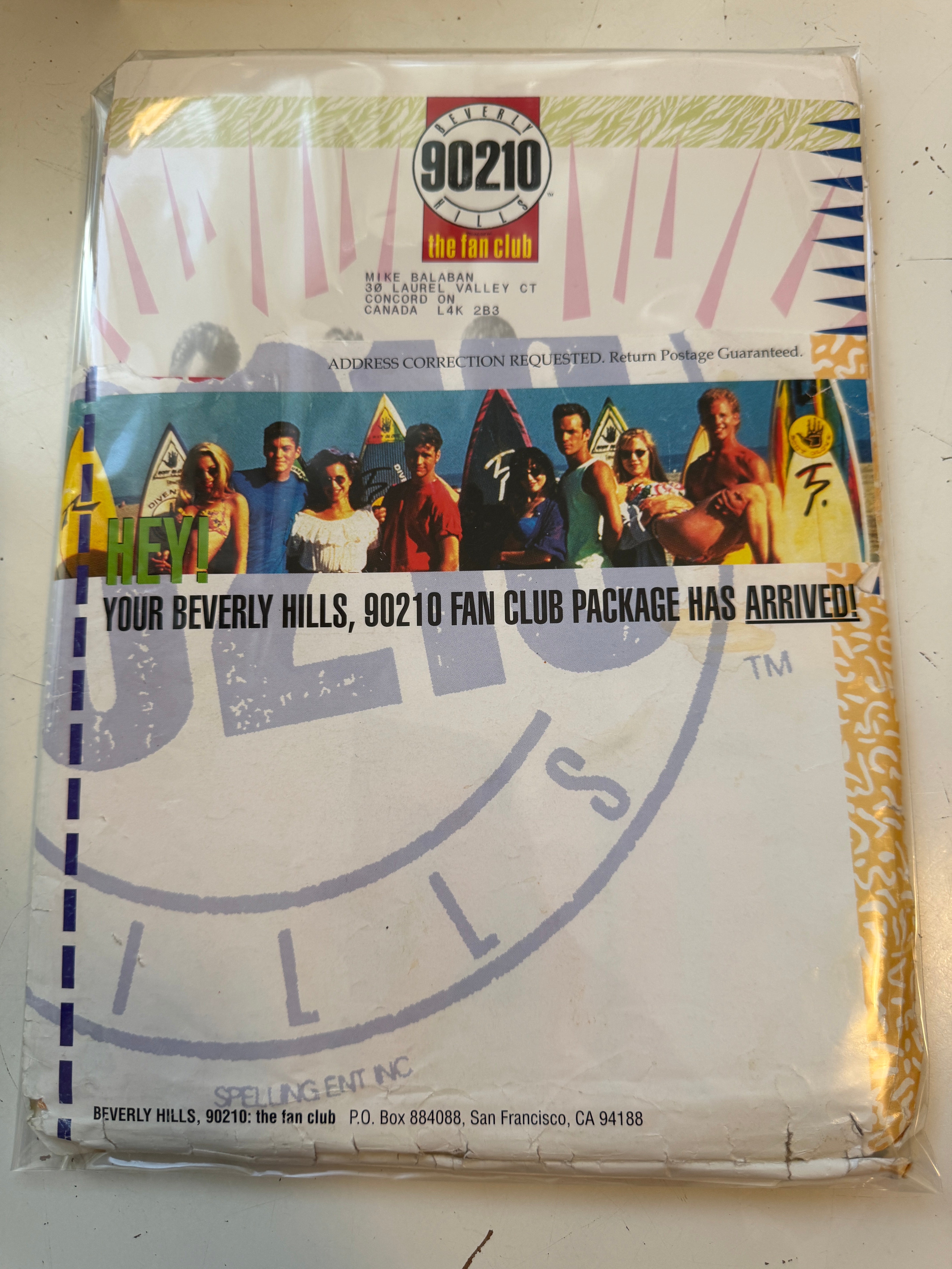 Beverly Hills 90210 TV show rare Press Kit  with photos