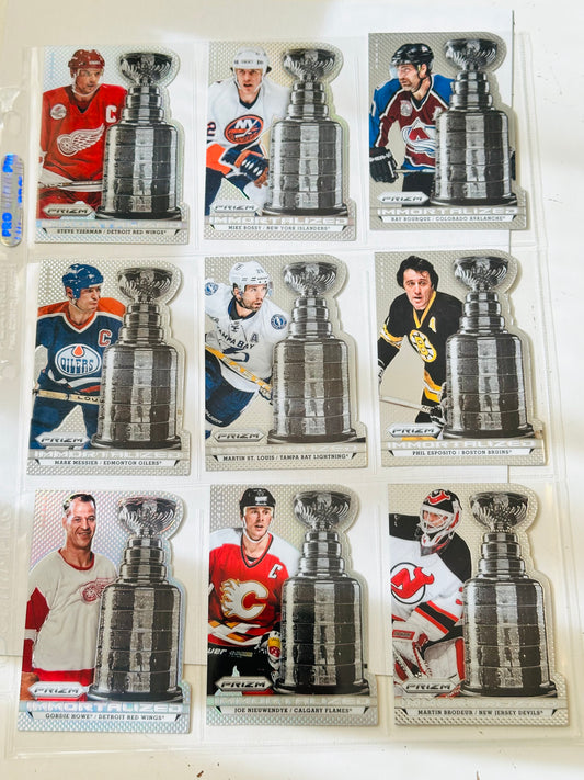 Hockey Panini immortalized 9 Hockey inserts lot deal 2013