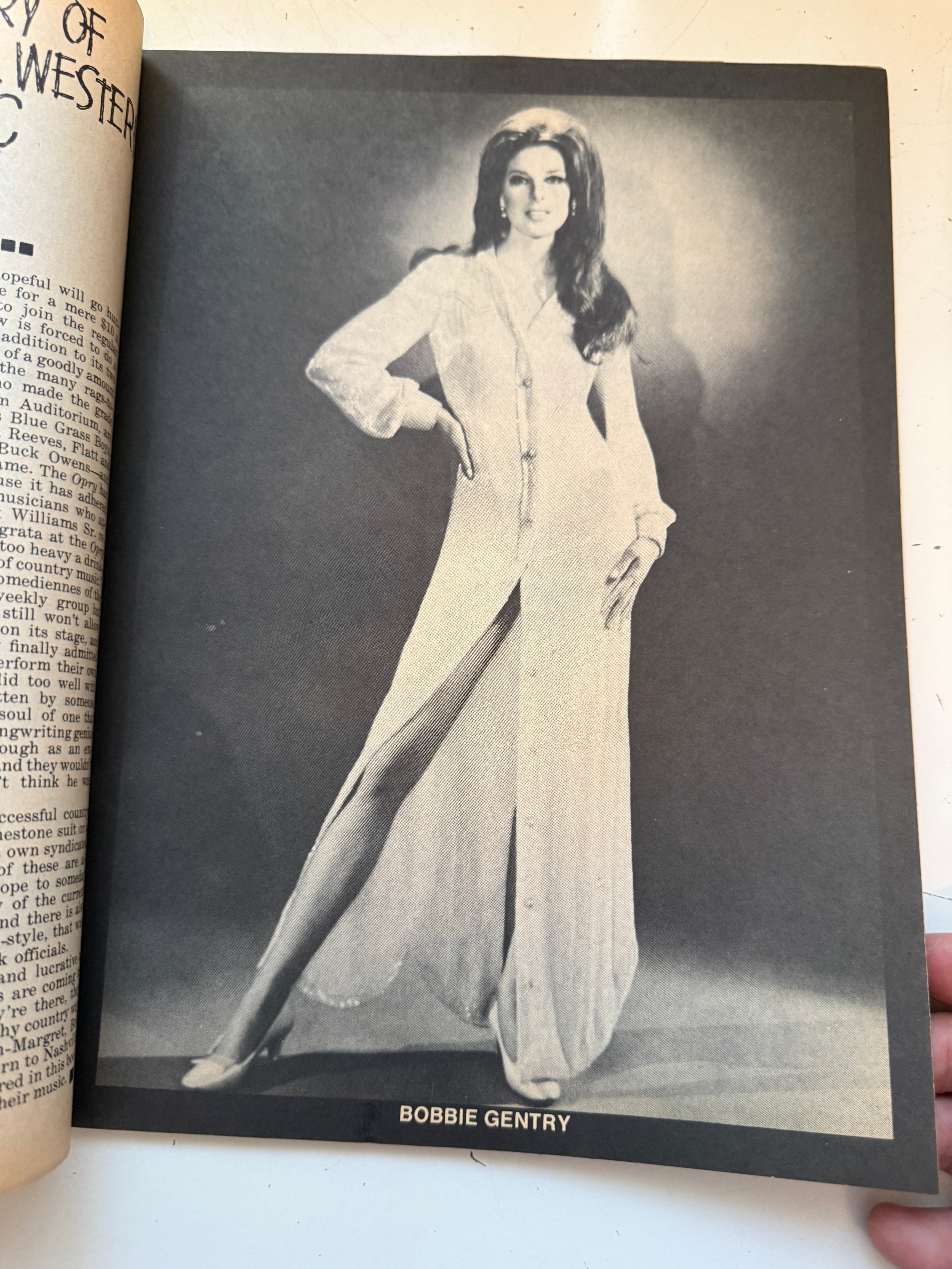 Country Western album magazine first #1 issue 1970
