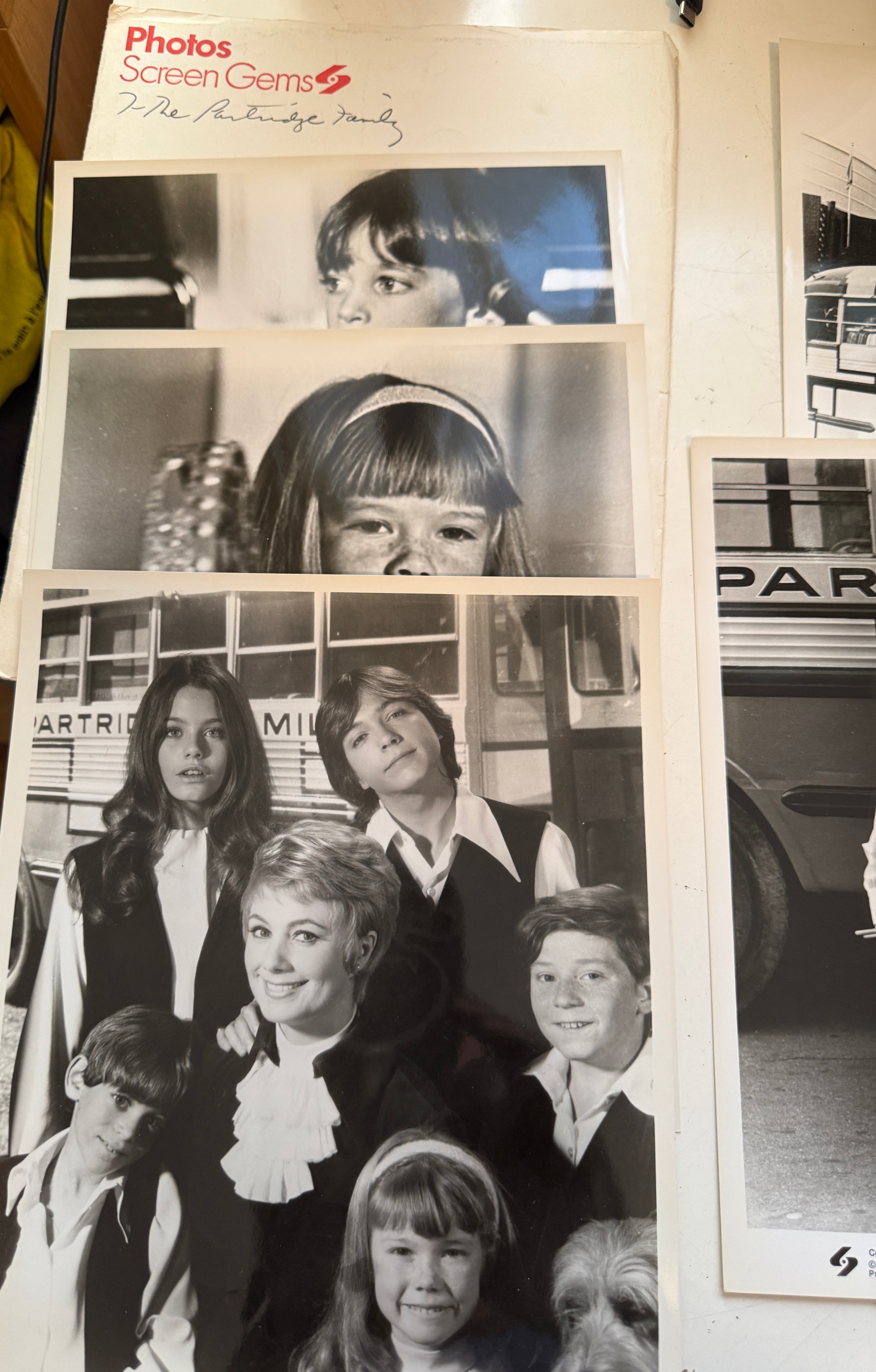 Partridge family TV show rare Press kit 1970s