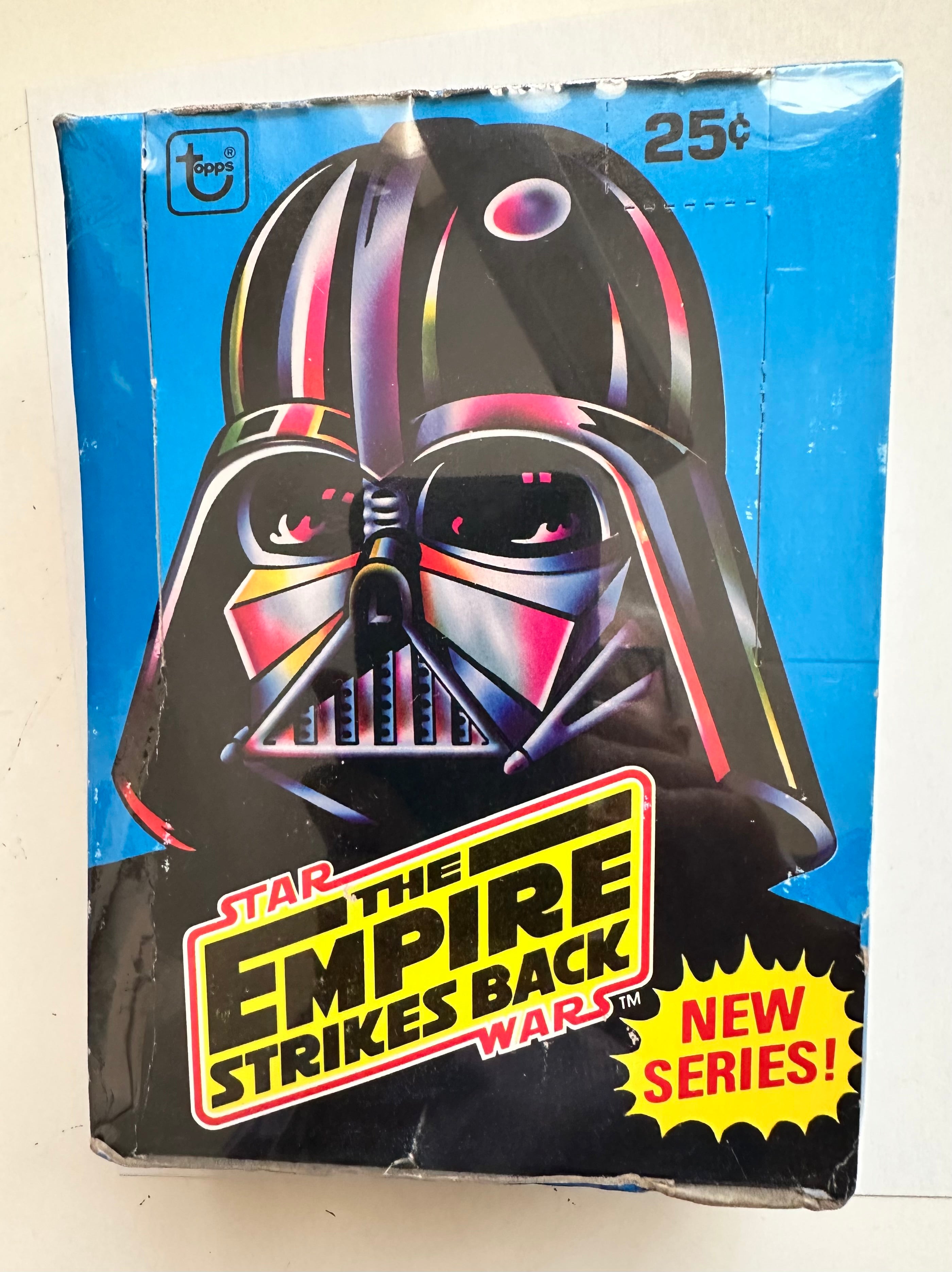 1981 Topps Star Wars Empire Strikes Back Movie series 2 cards unopened box