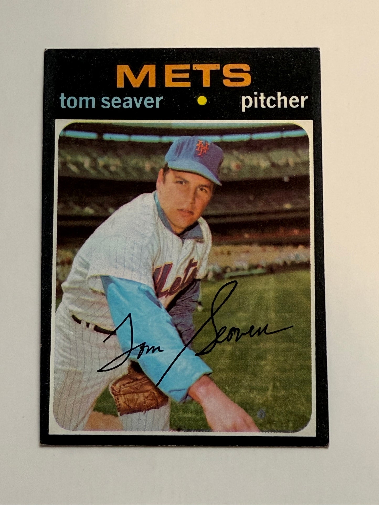 Tom Seaver topps baseball. High grade condition card.1971