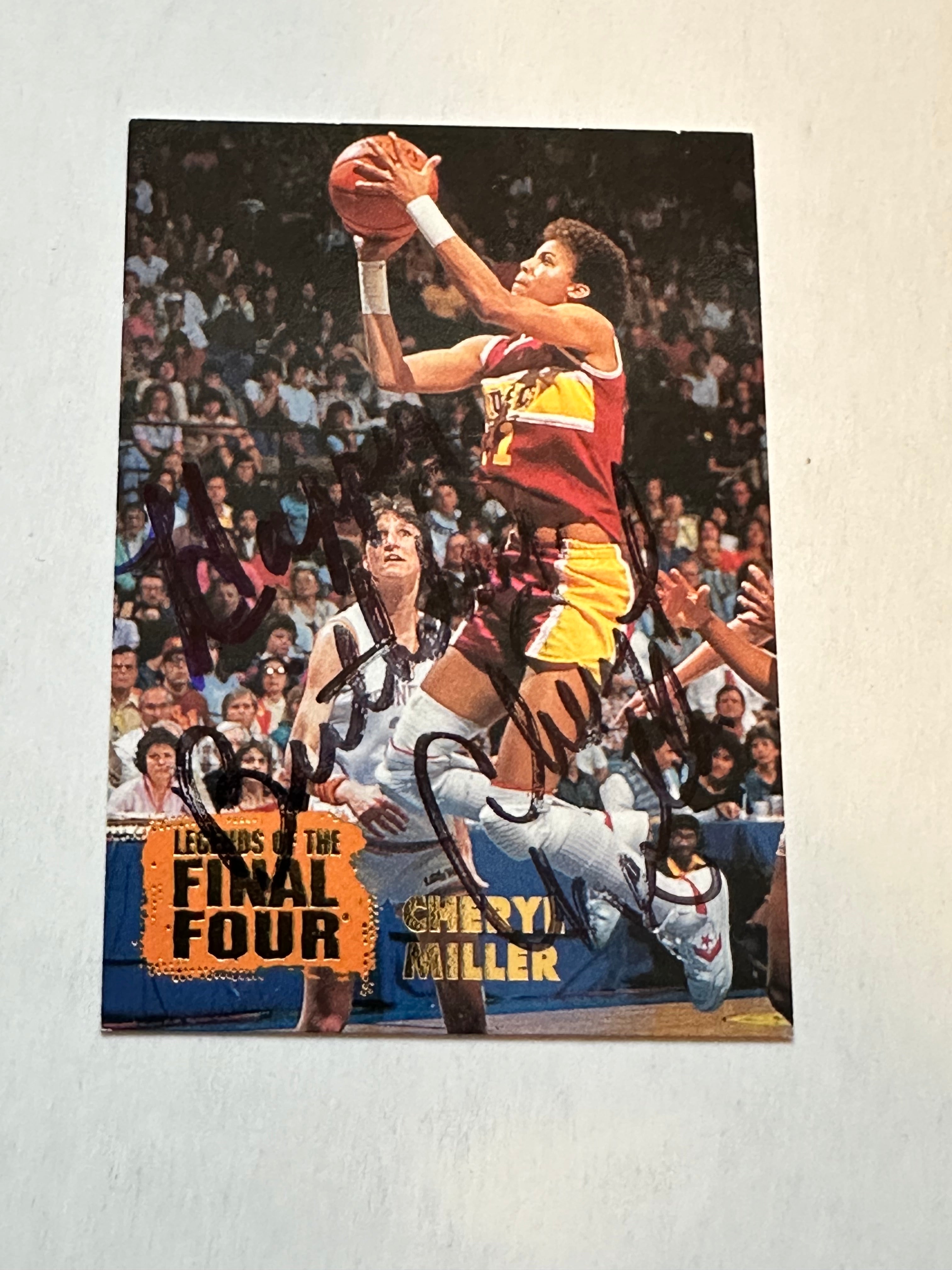 Cheryl Miller basketball legend autographed card sold with COA