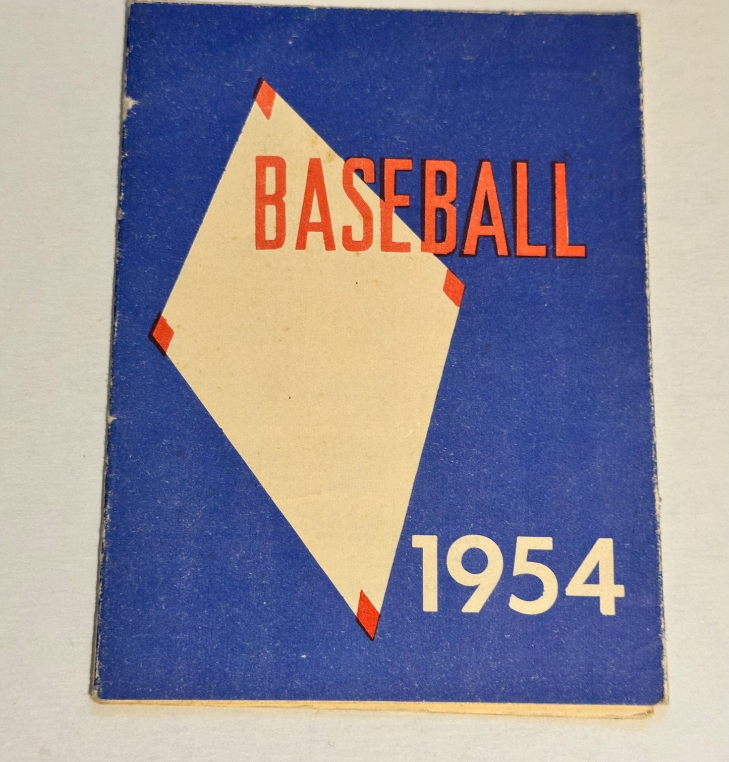 1954 baseball schedule booklet