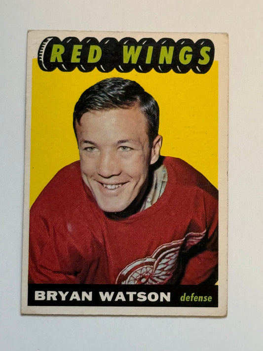 Brian Watson Hockey rookie card 1965