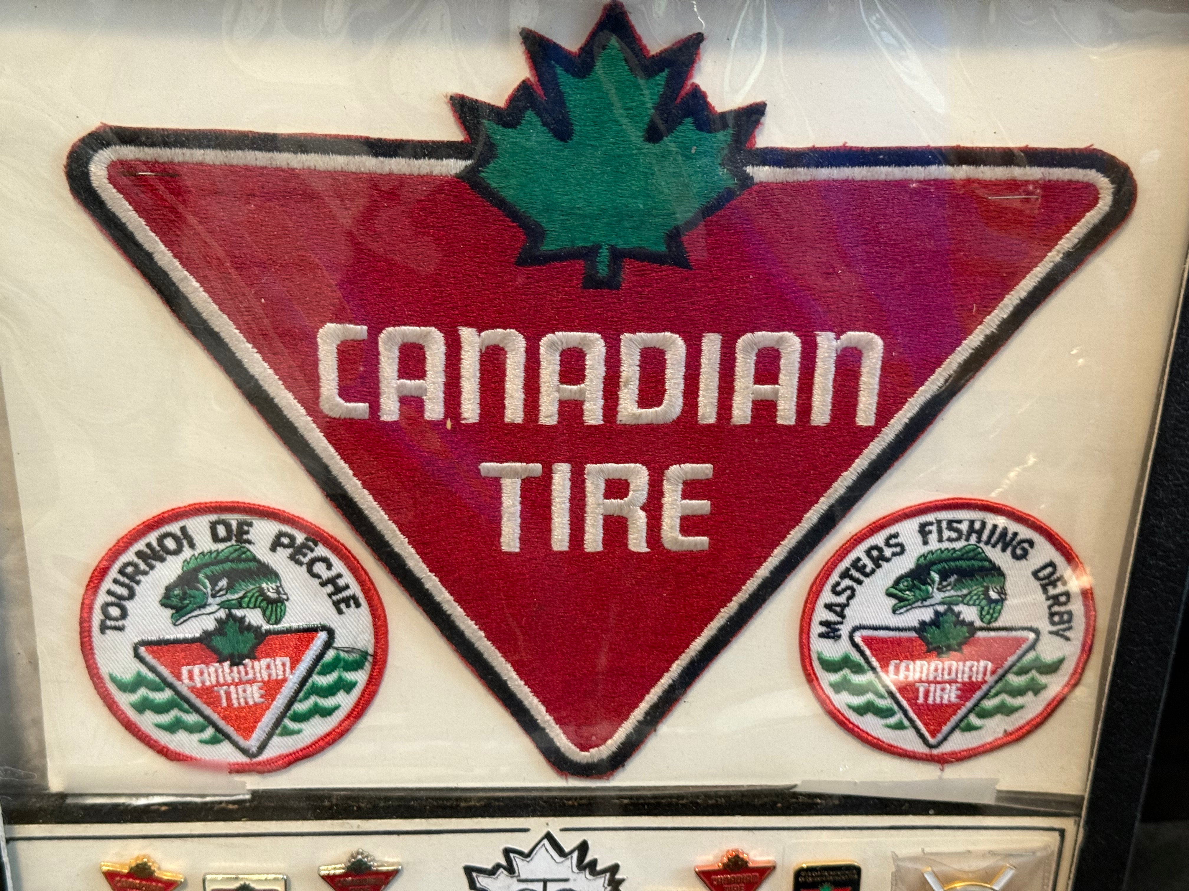 Canadian Tire rare vintage collectibles in 12x16 frame 1990s?