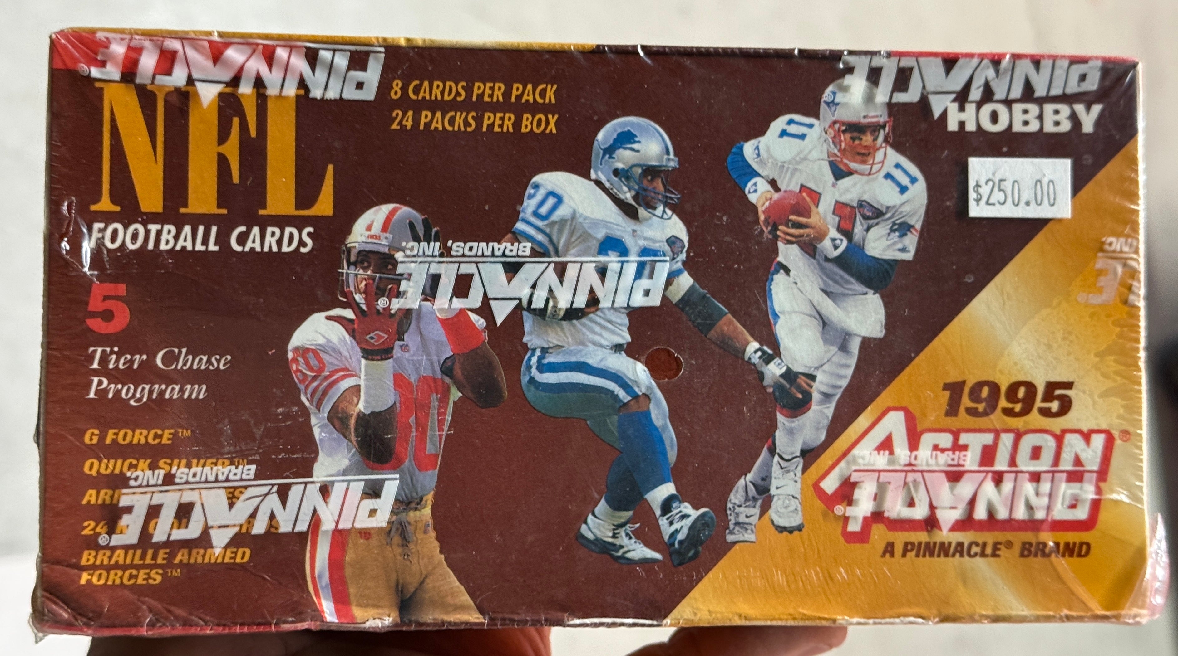 Action Packed football cards rare factory sealed box 1995
