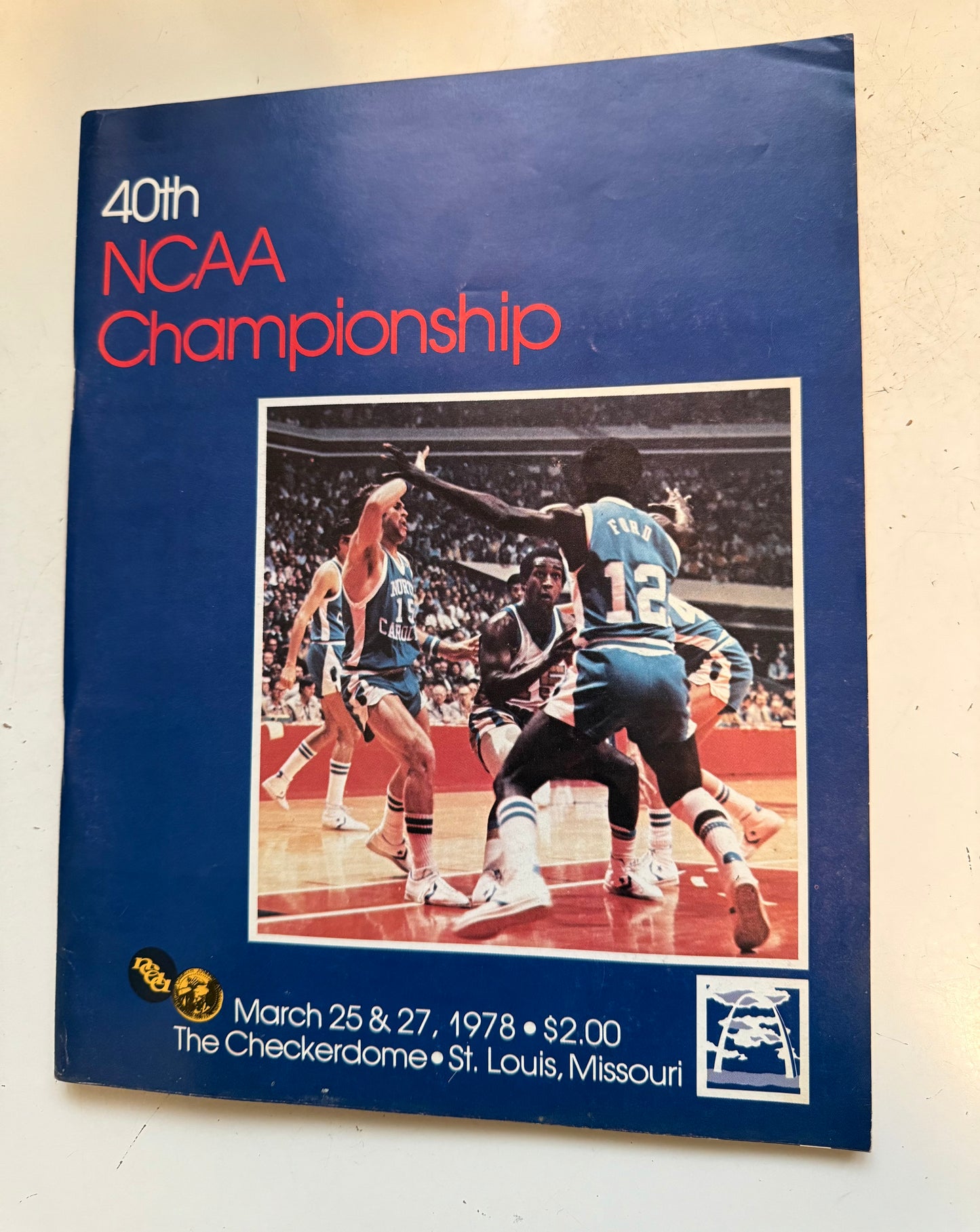 NCAA basketball final four Kentucky champs vintage program 1978