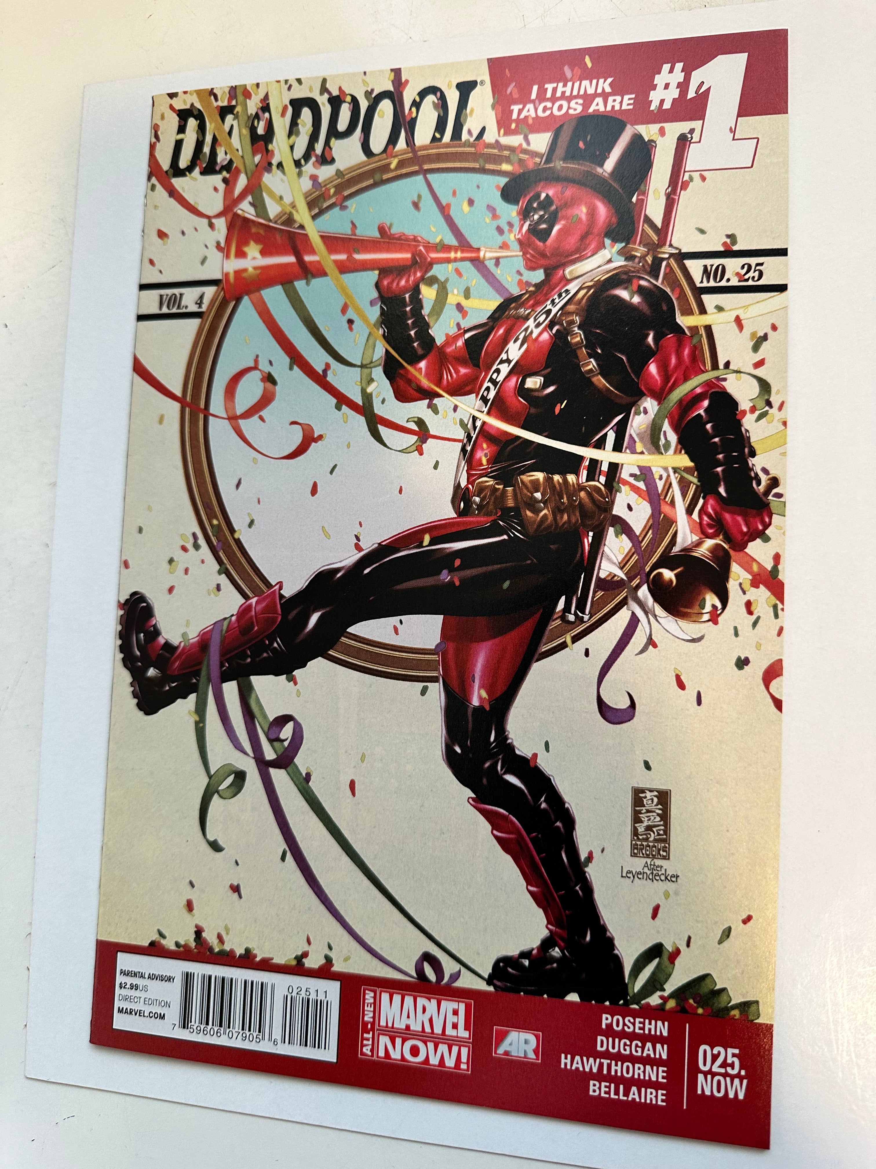Deadpool #25 high grade comic book
