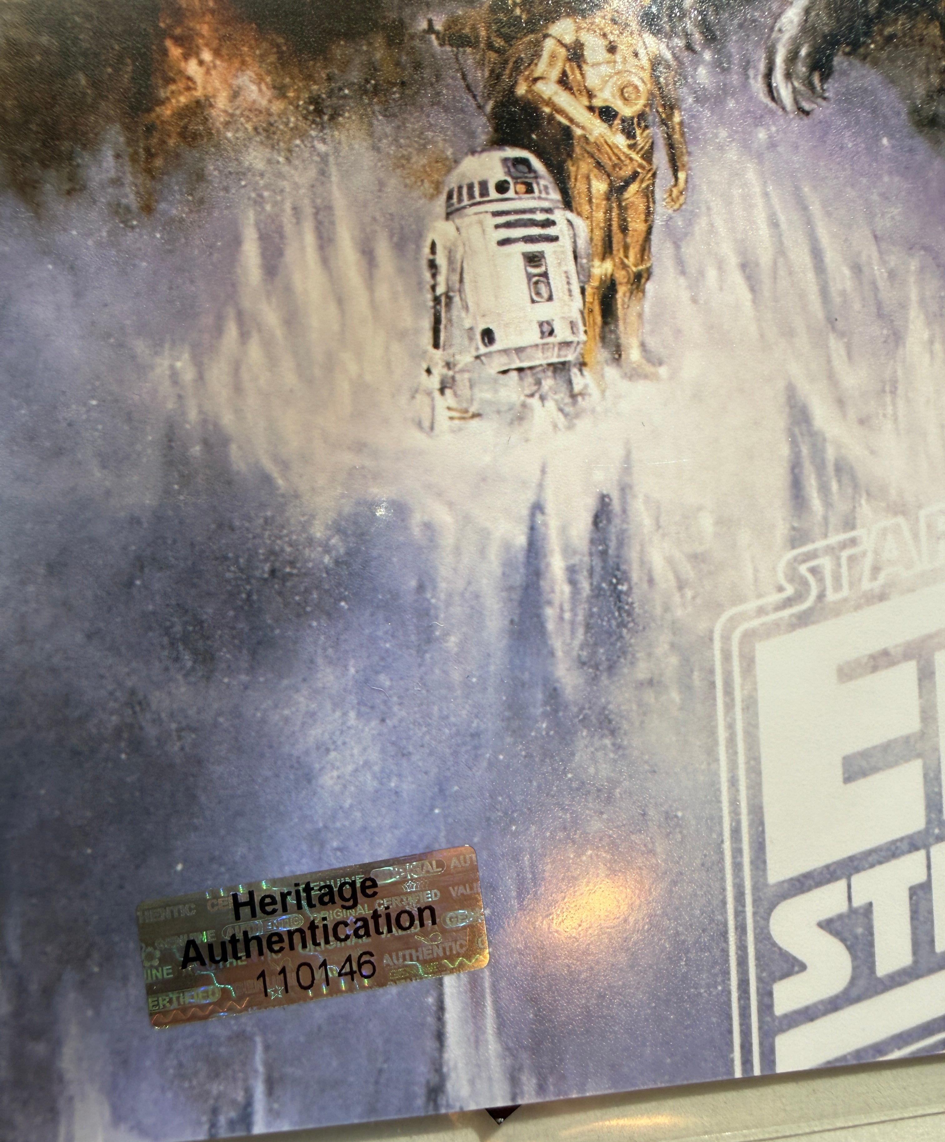 Star Wars legend Carrie Fisher rare signed 8 x 10 autograph photo with Heritage auction certified hologramCOA