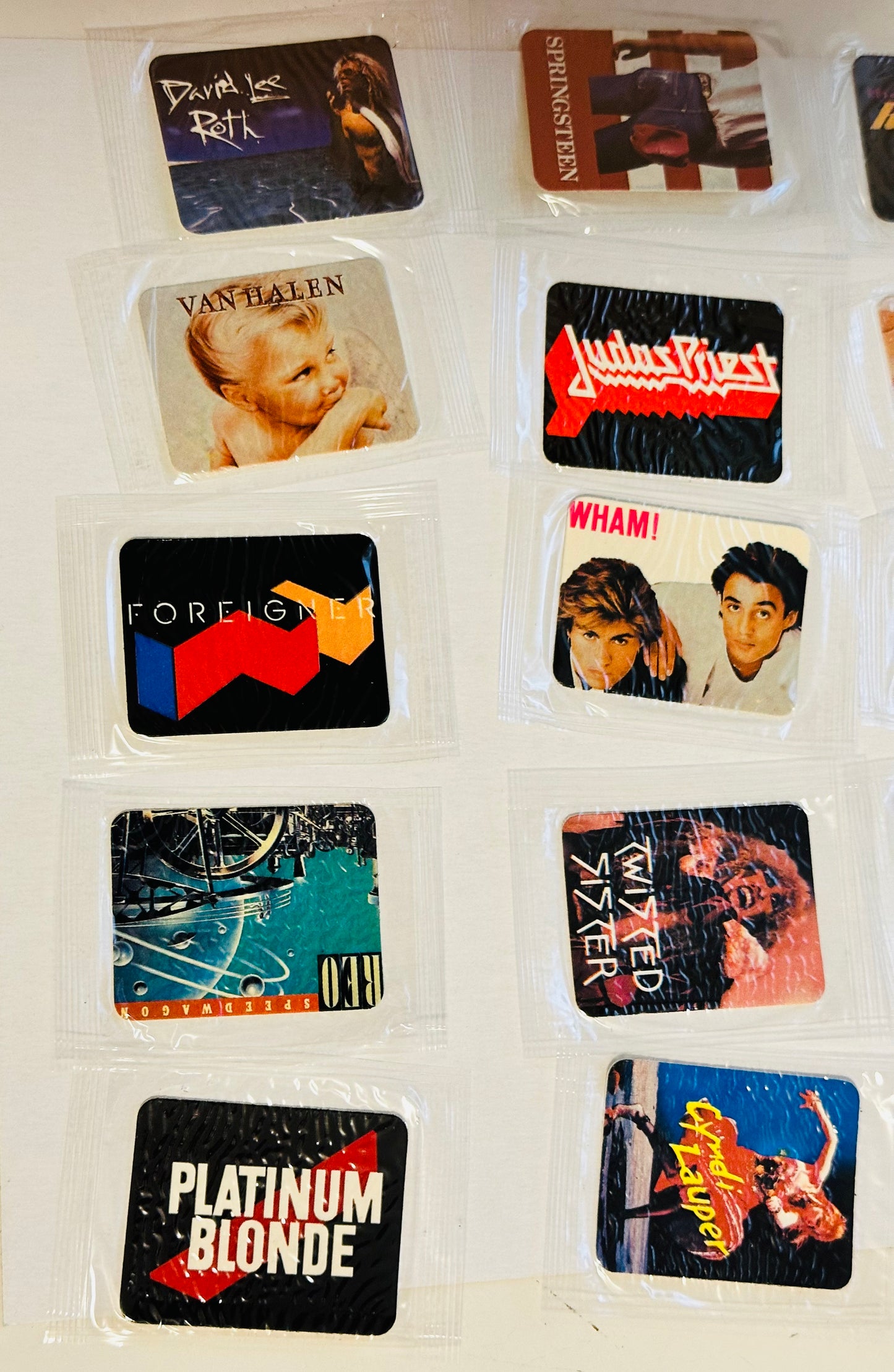 Rockstars Hostess chips rare 20 cards set 1986.