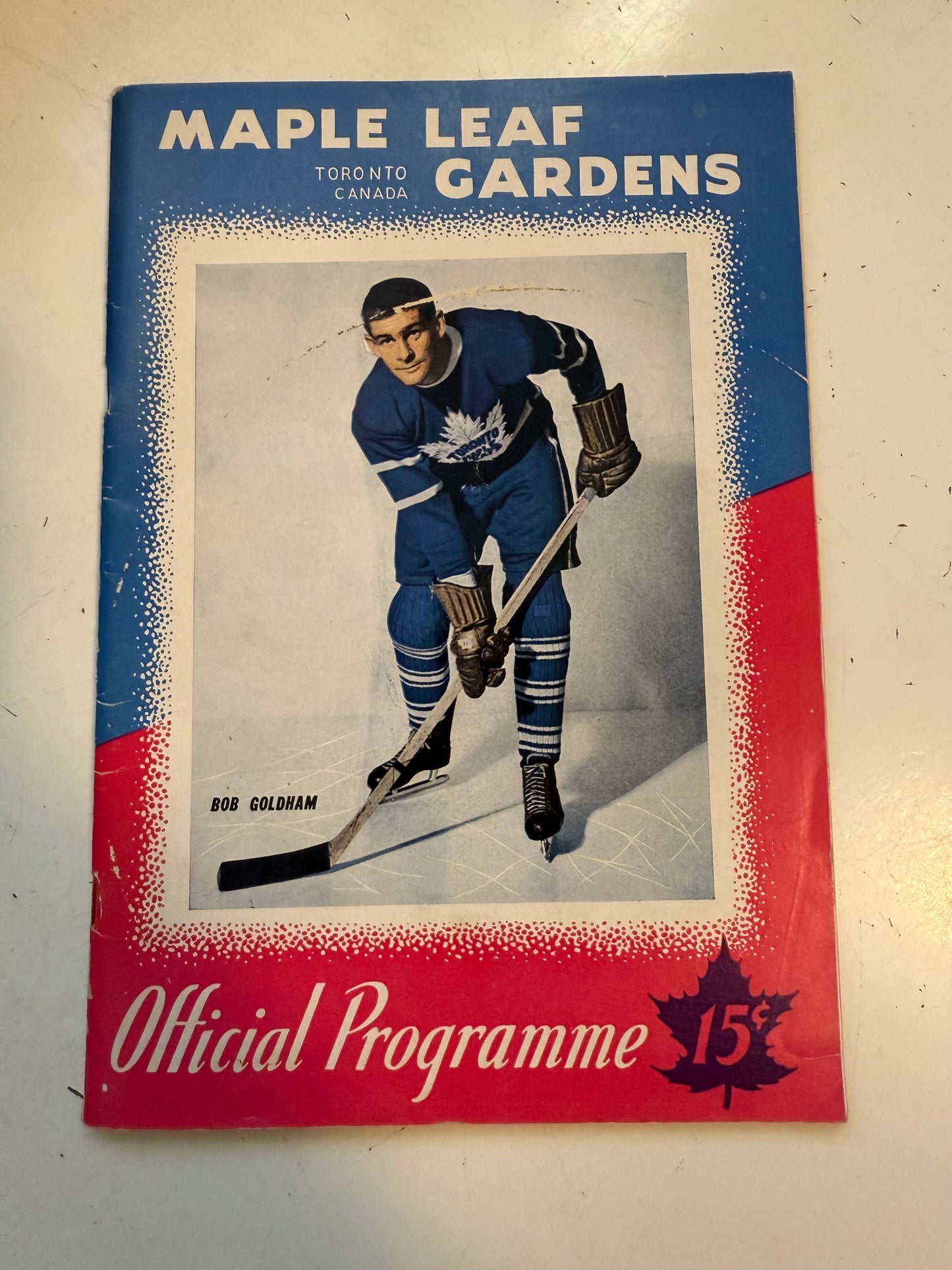 Toronto Maple Leafs NHL Hockey Program 1947