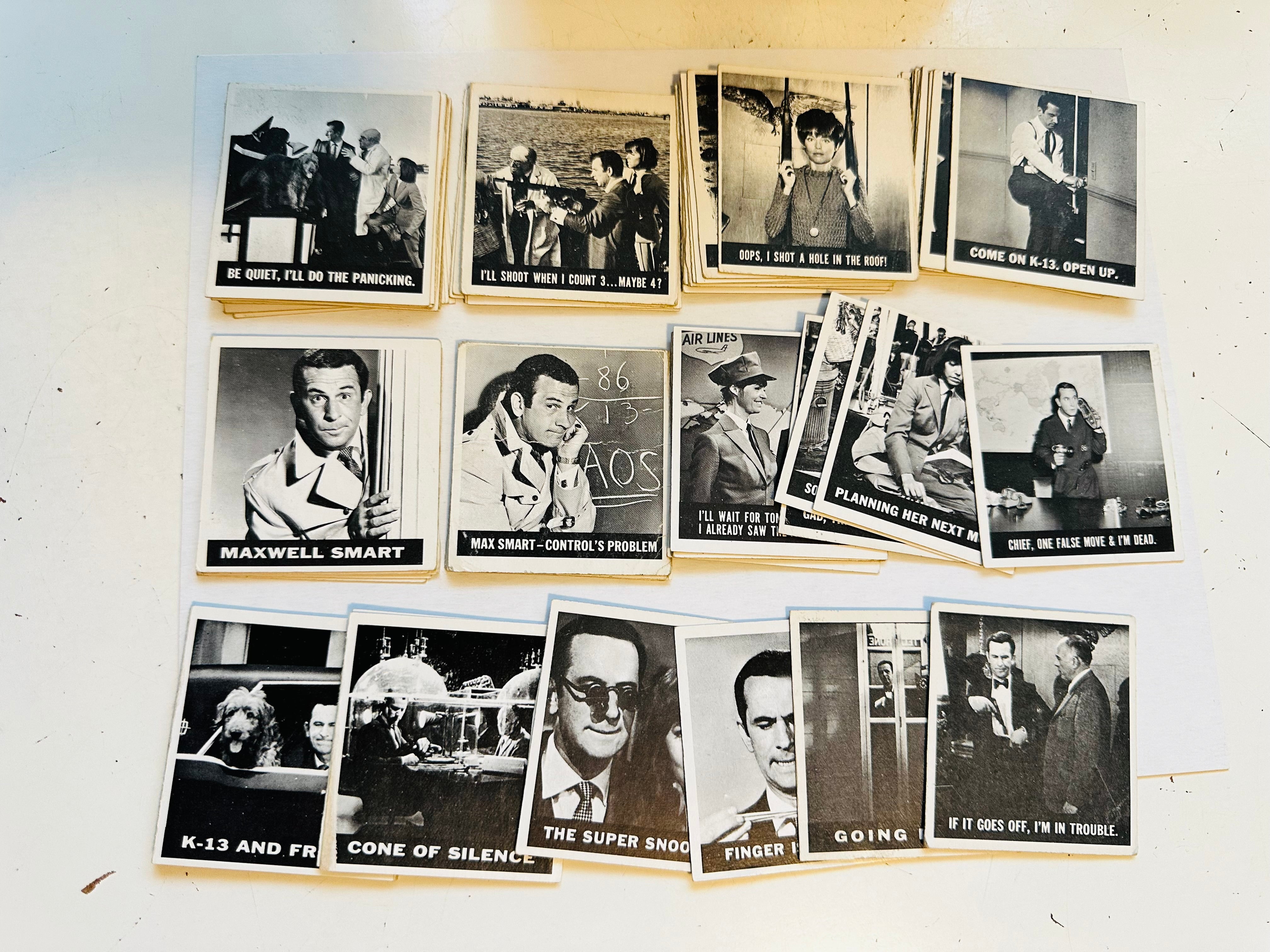 Get Smart TV show rare 66 cards set (2 creased cards ) 1966