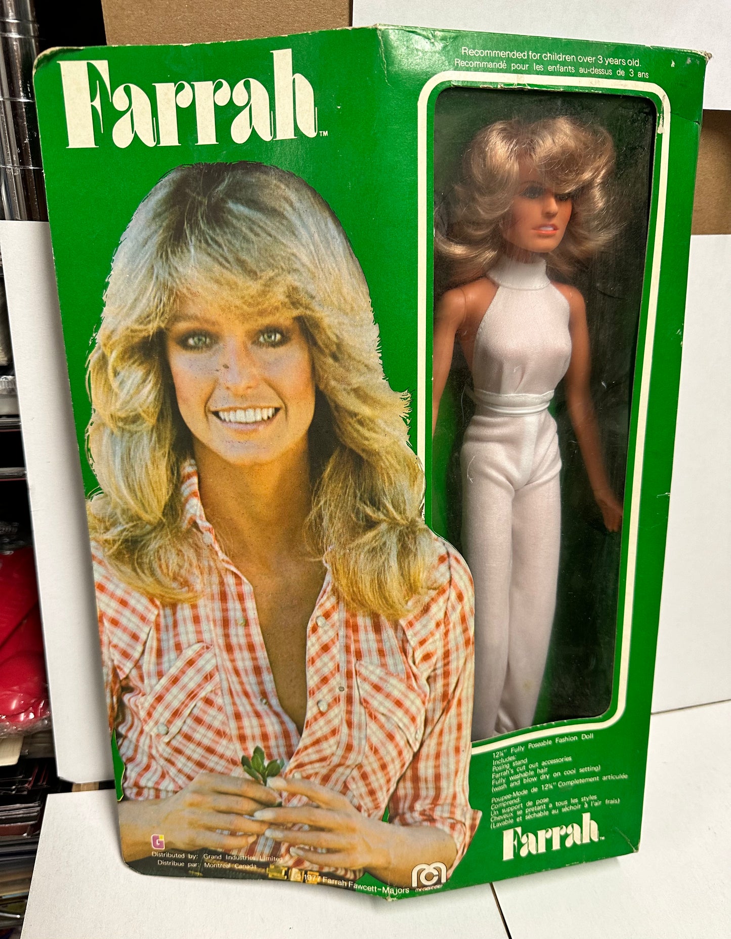 Farrah Fawcett rare Glamour doll in box 1977