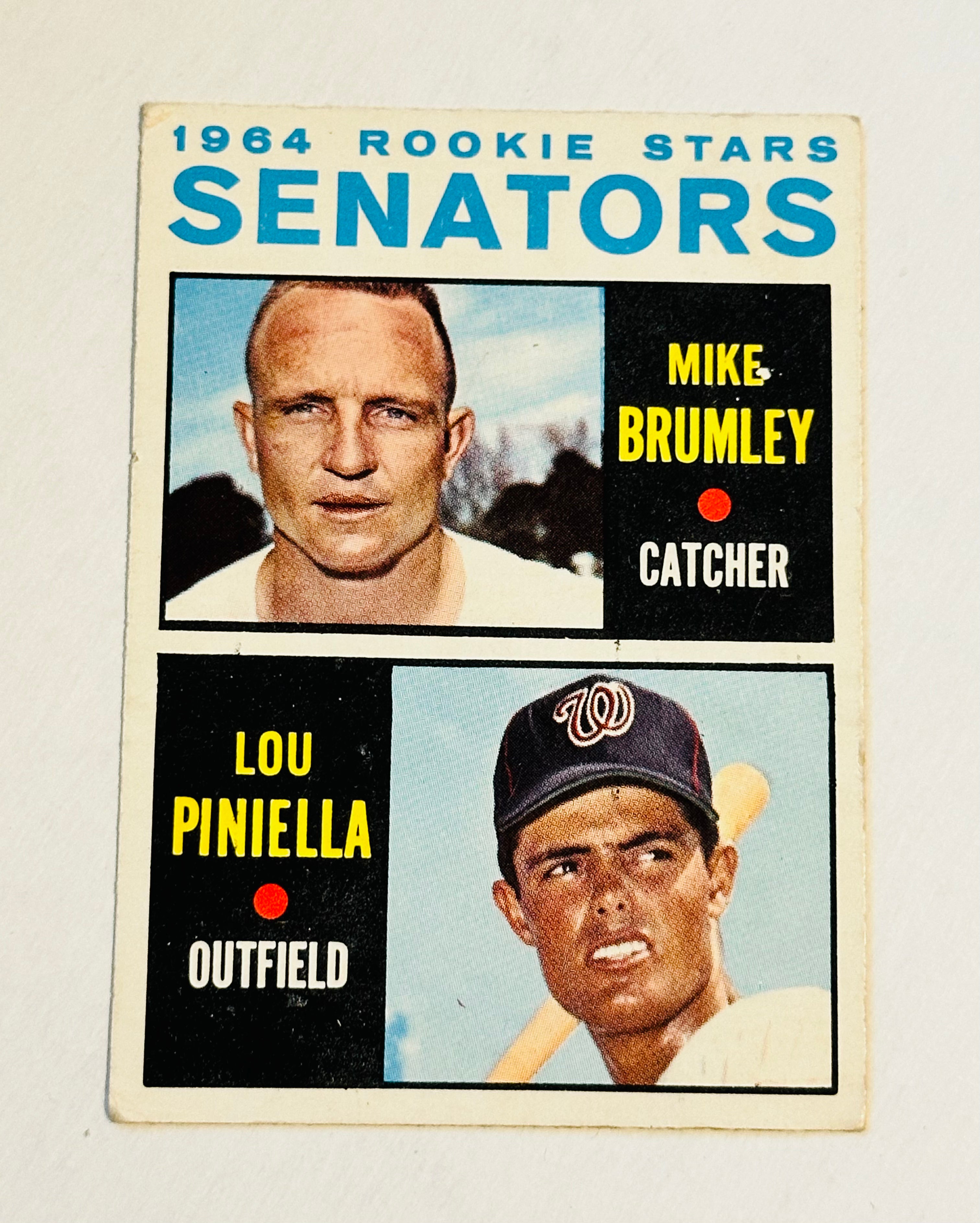 1964 Topps Lou Piniella rookie baseball card