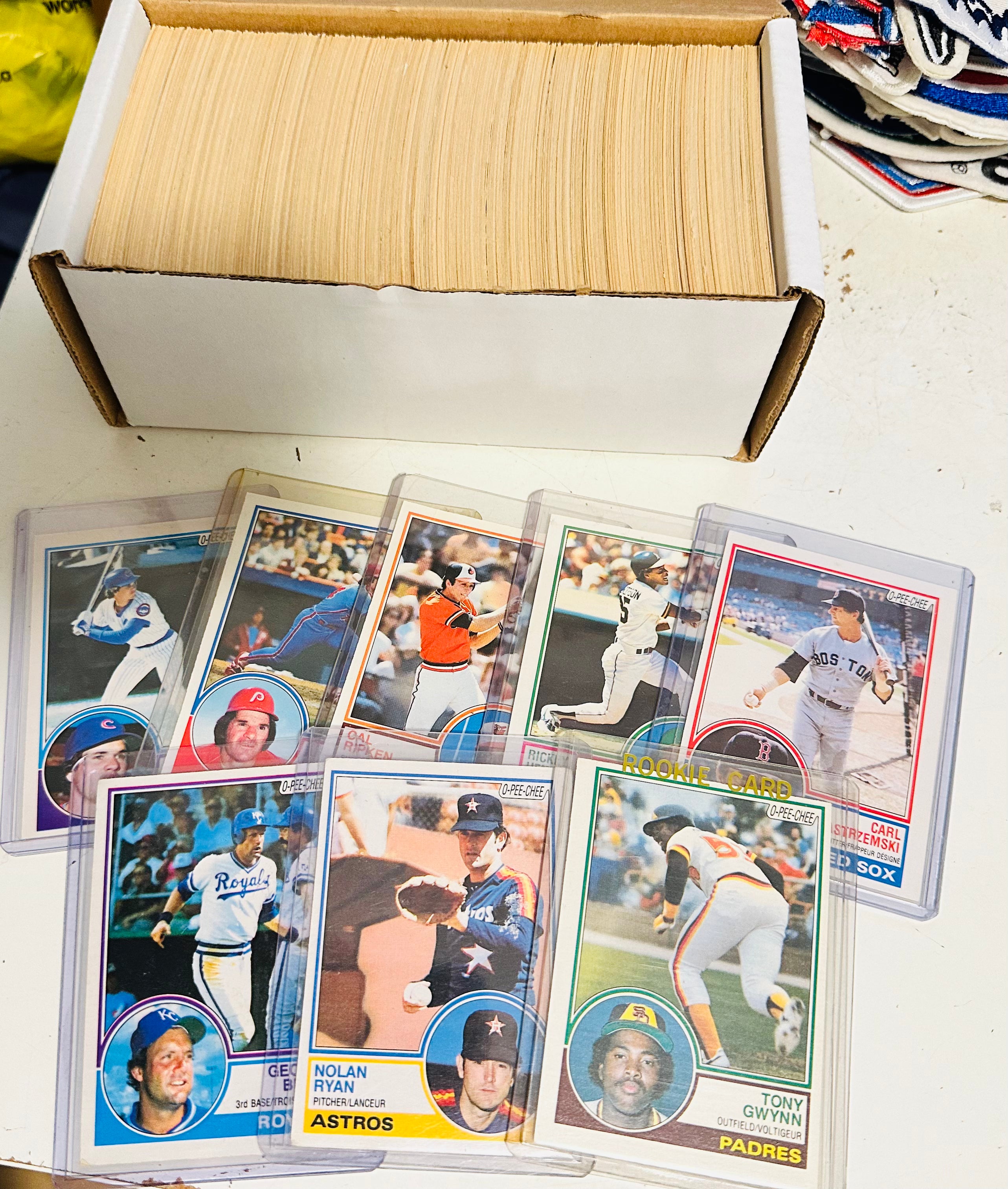 1983 O-pee-chee rarer Canadian version baseball cards set